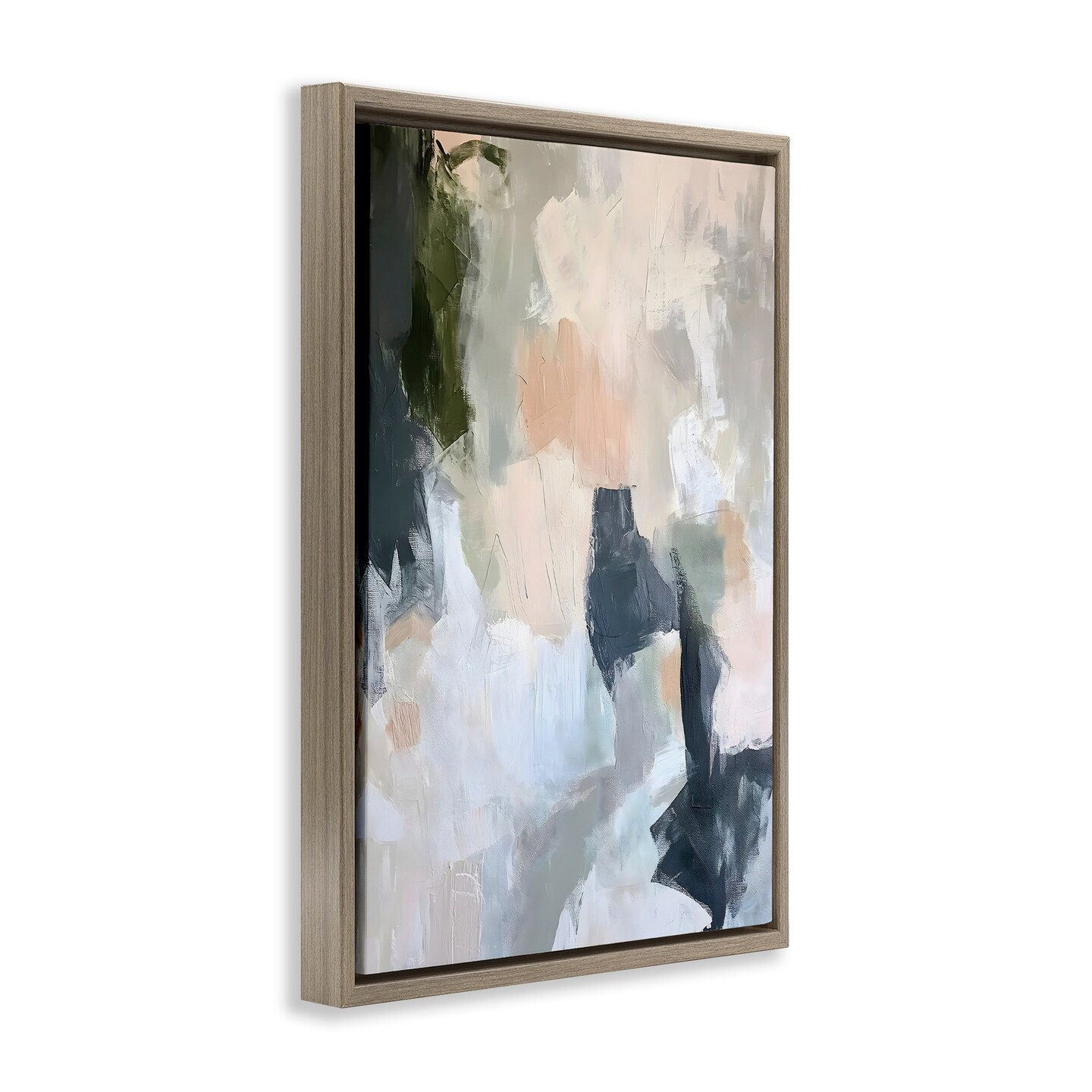 Stupell Industries Moody Impressionist Abstract Floating Frame By LSR Creative Studio