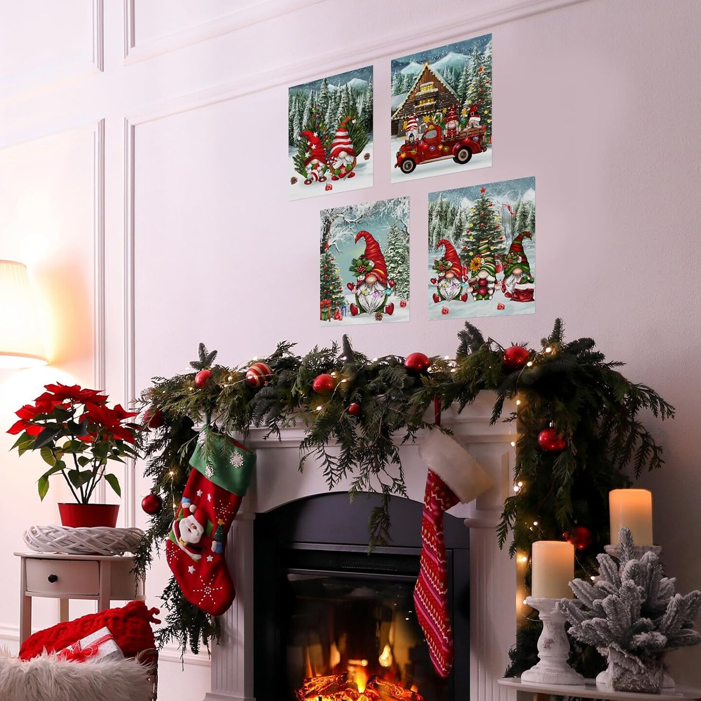 4 Pcs Christmas Diamond Painting Kits for Adults
