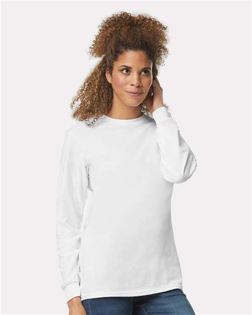Gildan® Ultra Cotton Heavyweight Long Sleeve T-Shirt For Custom Printing And Sustainable Workwear