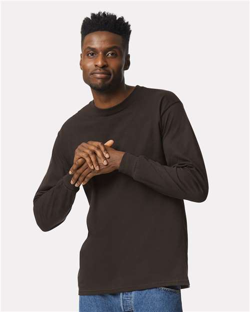 Gildan® Ultra Cotton Heavyweight Long Sleeve T-Shirt For Custom Printing