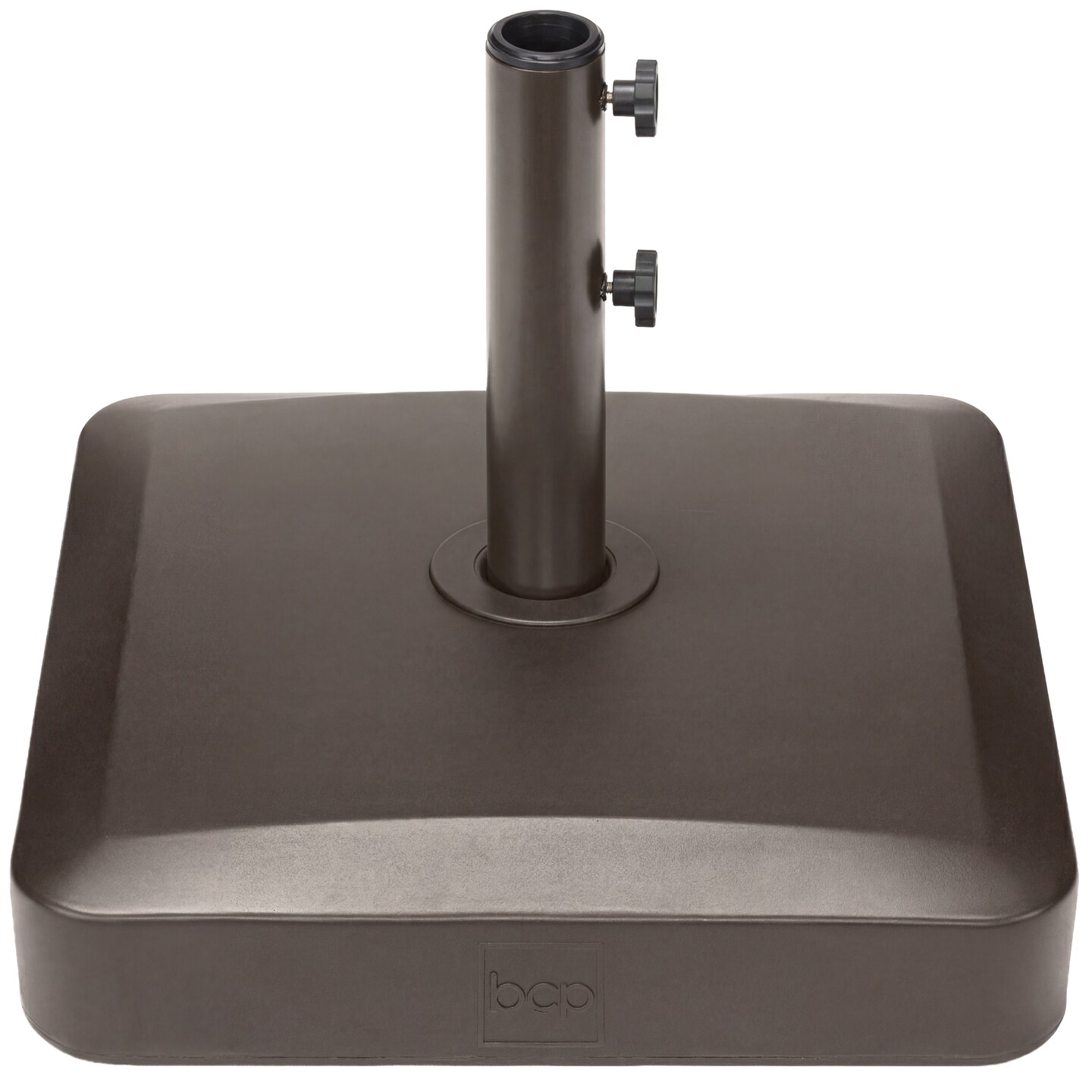 best choice products patio umbrella stand 4-Piece Cantilever Offset Square Base Plate Set w/ Easy-Fill Spouts Built tough for a sturdy base that lasts for years to come 10 FT Steel Market Outdoor
