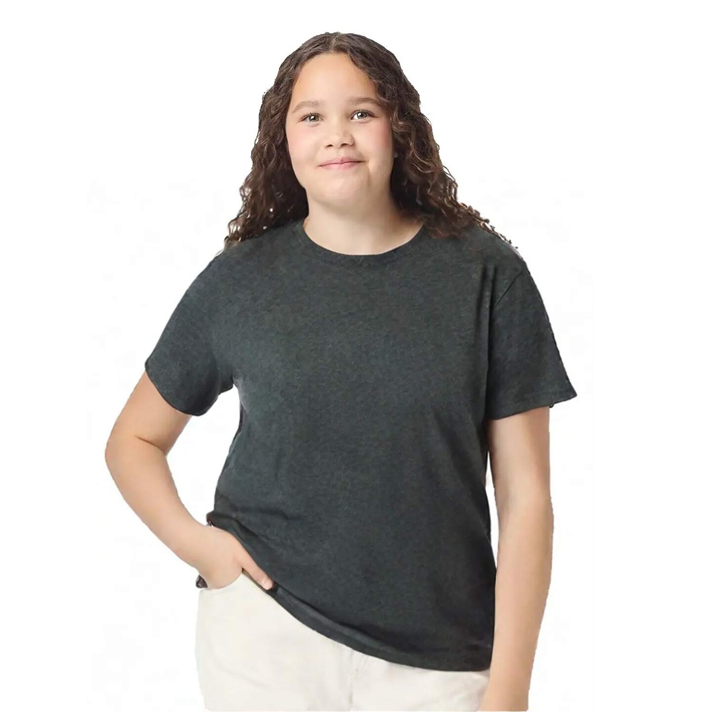 Gildan Heavy Cotton Youth Crewneck Short Sleeve T-Shirt Durable Kids Basic Tee for Everyday Comfort
