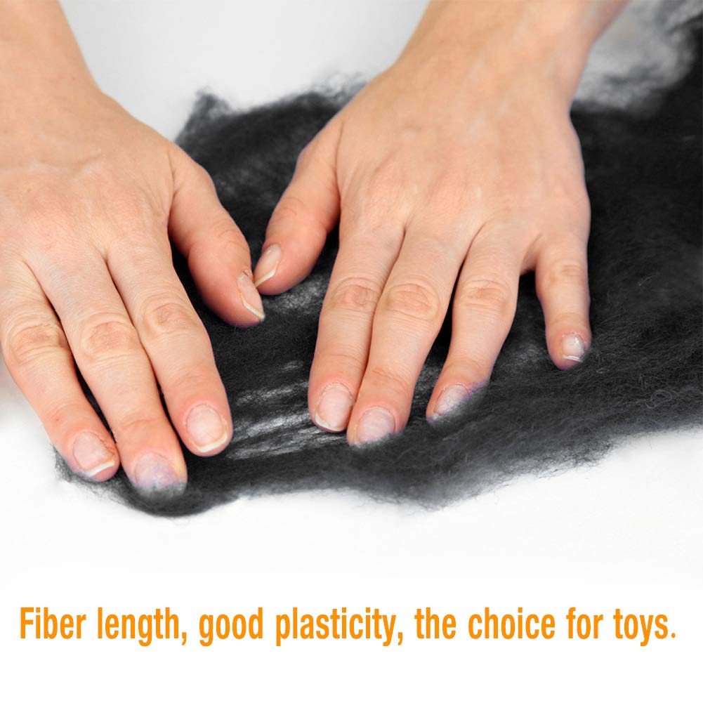 Wool Roving Bulk - 8.82oz/250g Super Wool Chunky Yarn, Wool Roving Top for Needle Felting, Soft Felting Wool Supplies for Hand Spinning, Felting, Blending, Weaving and DIY Craft