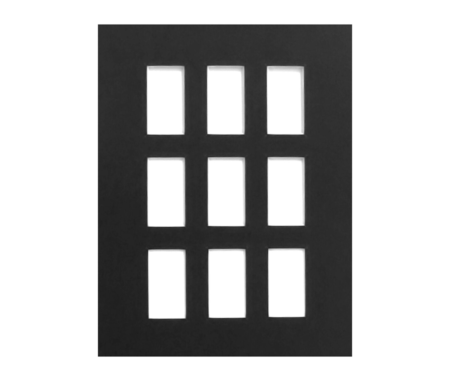 tobacco mat Picture Frame Mat for Tobacco Cards: 11x14 Inch, Choose Number of Openings  up to 16 and Color