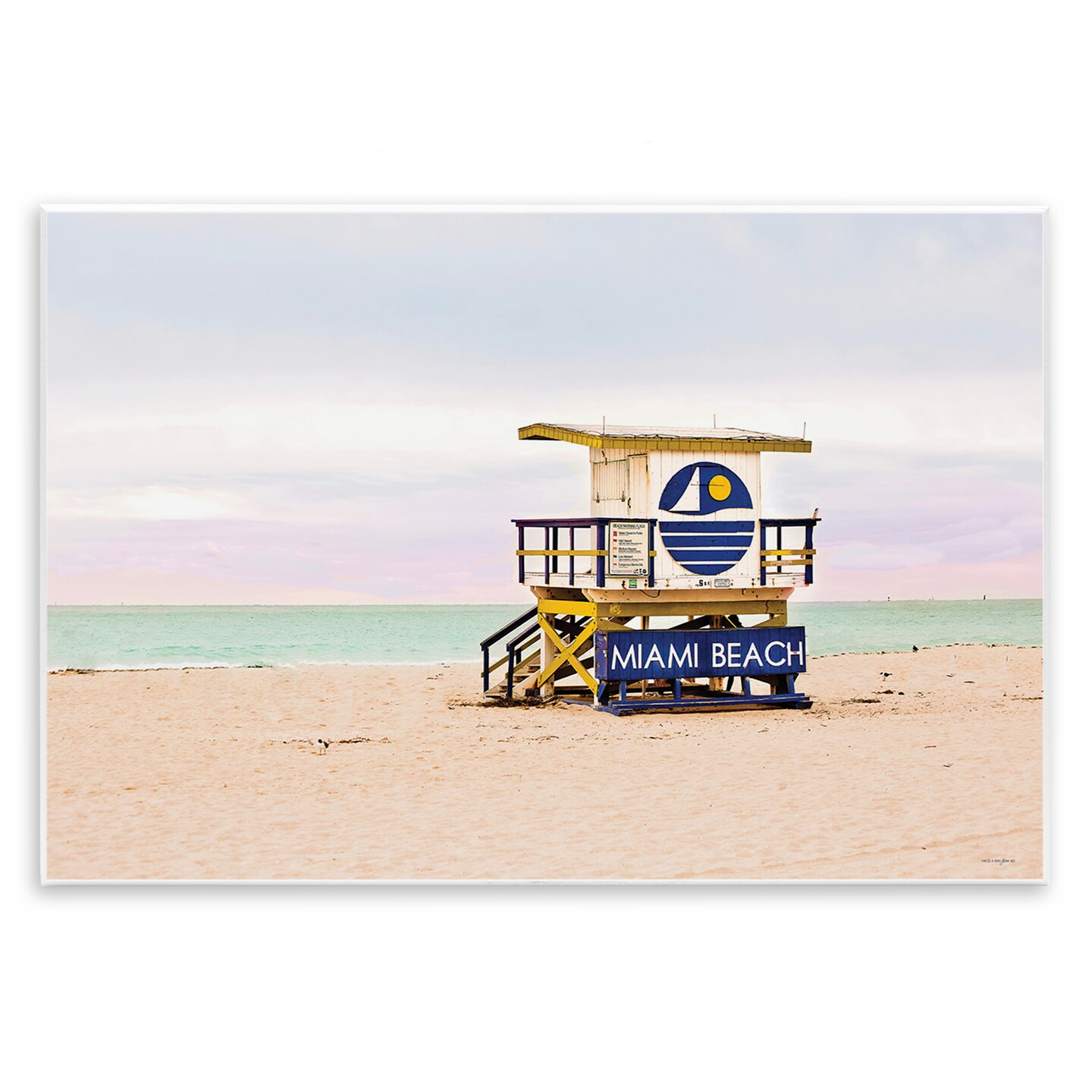 Stupell Industries South Beach Beacon Wall Plaque, design by Seven Trees Design