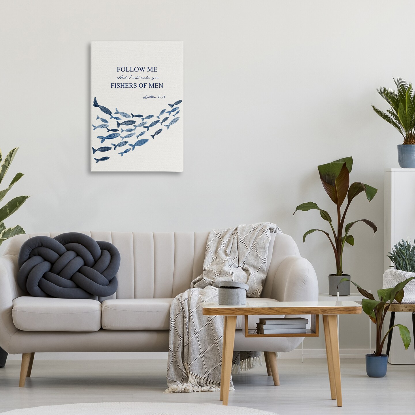 Stupell Industries Follow Me Fishers Of Men Canvas, design by Yen