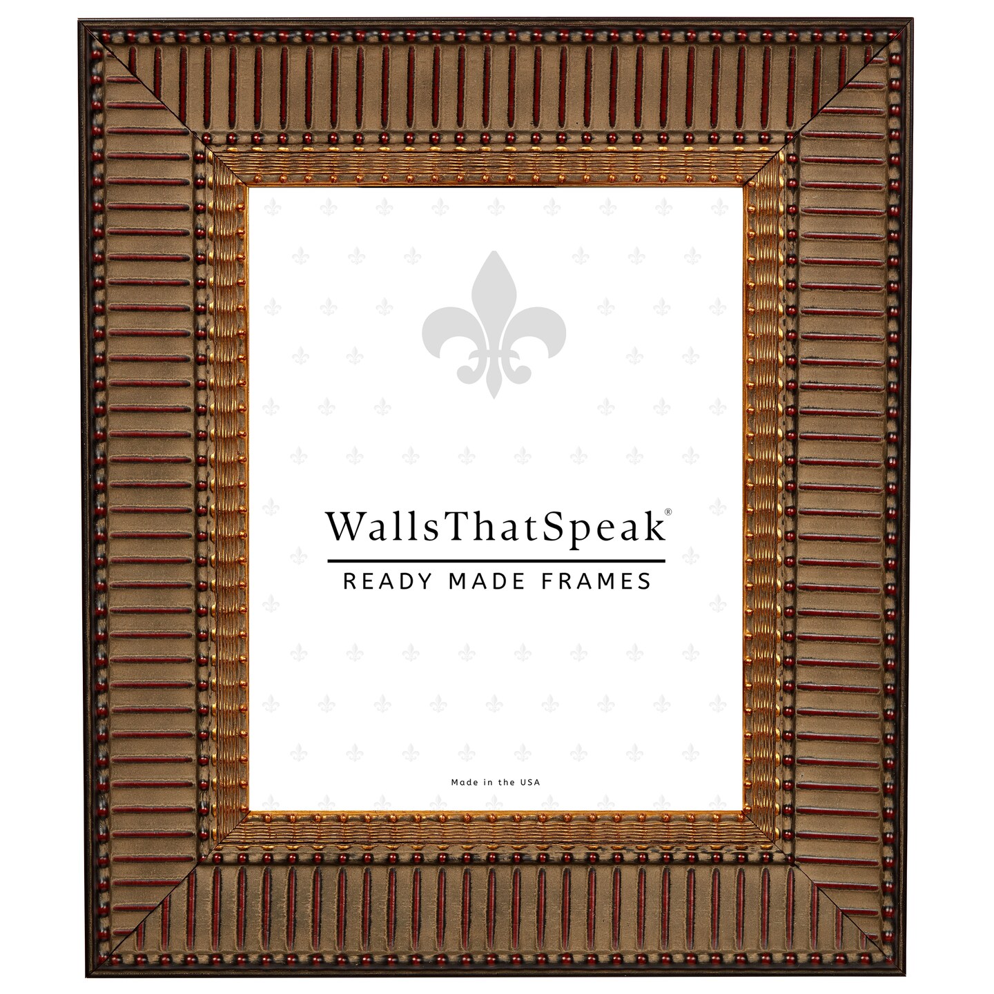 24x36 Picture Frame, Chapelle 2.5 Inch Wood Moulding, Wall Display Frame for Art, Posters, or Photos by wallsthatspeak