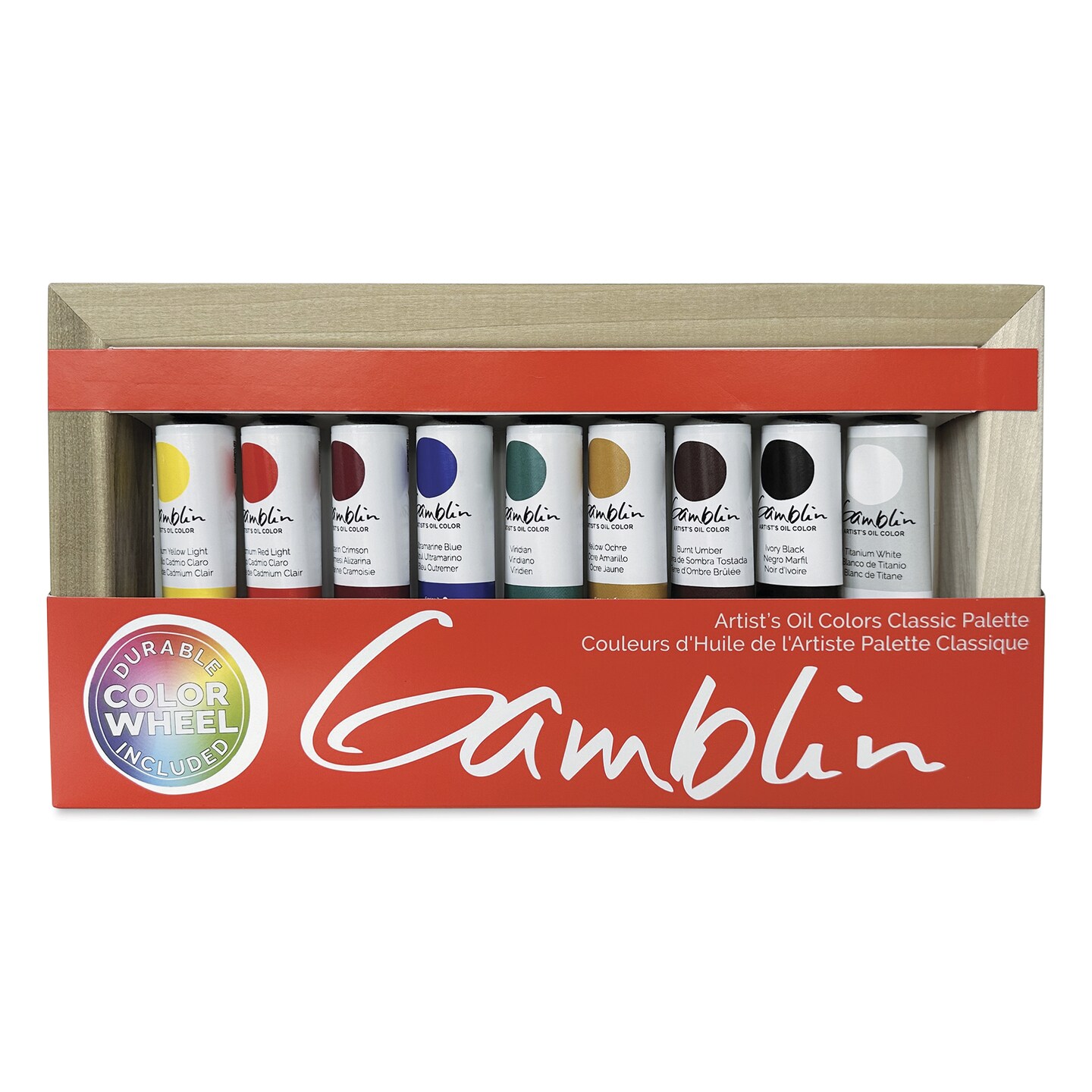 Gamblin Artist&#x27;s Oil Color - Set of 9, Artist&#x27;s Colors, 37 ml Tubes