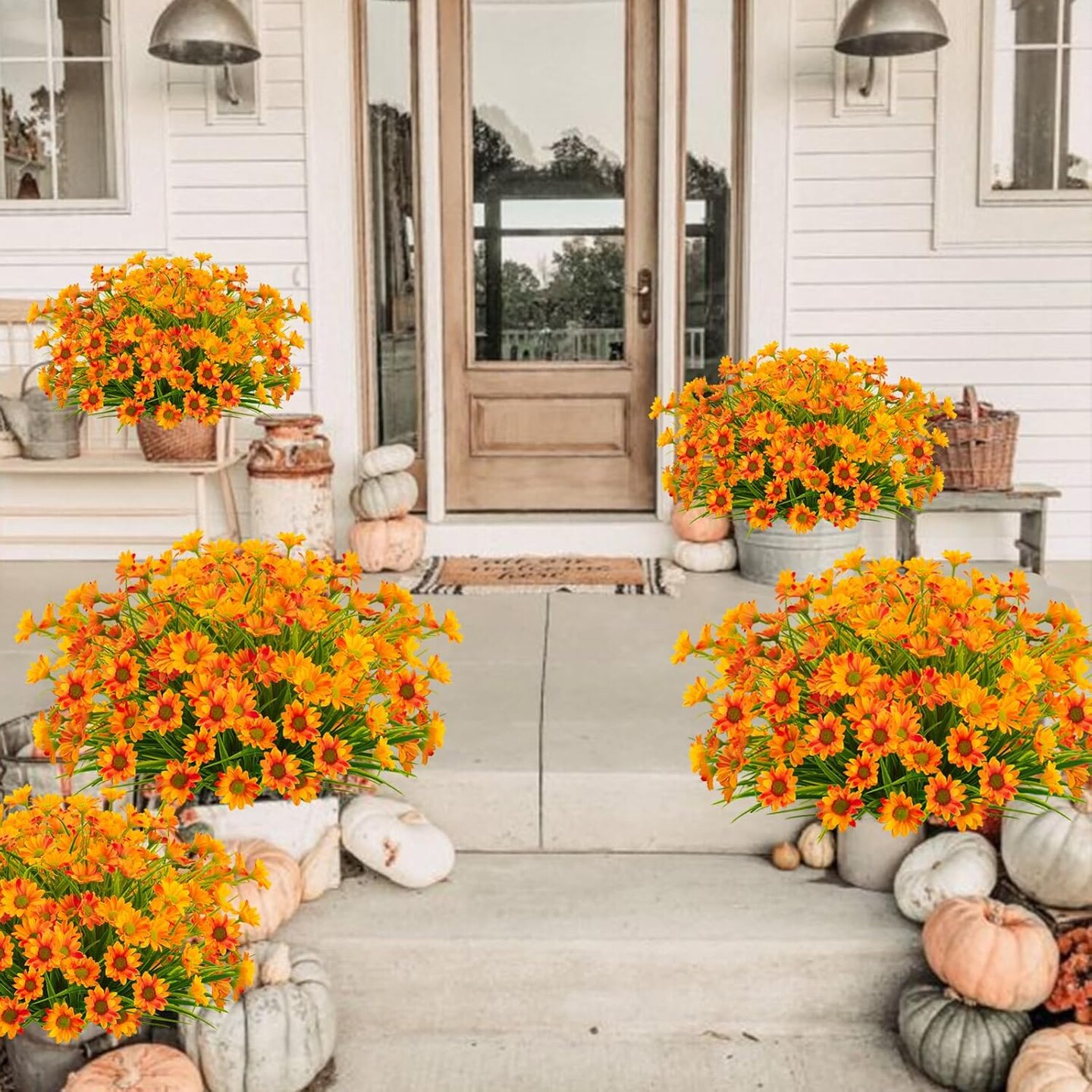 Artificial Fall Flowers for Outdoors