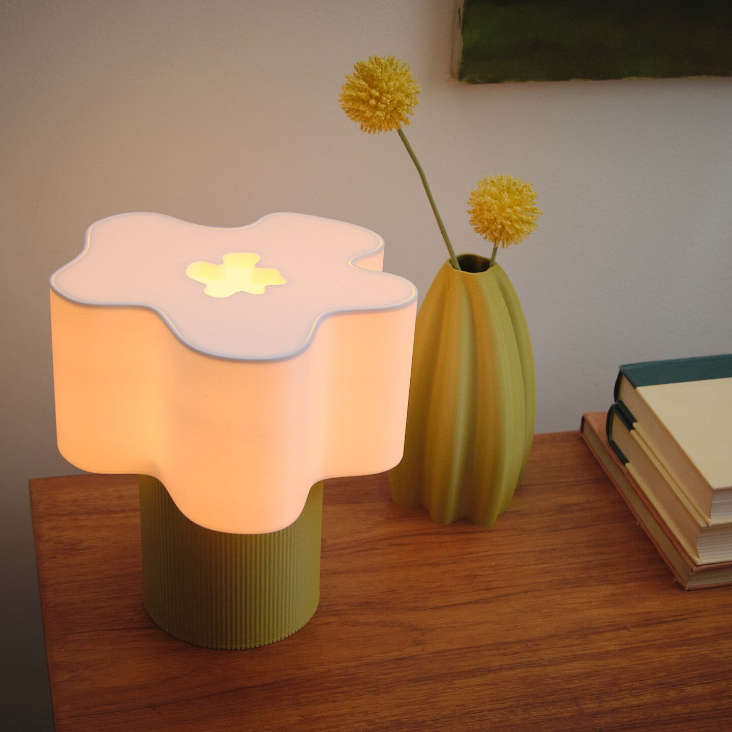 Honey and Ivy Mila Table Lamp - Squiggly Lamp - Cozy Home - Sustainably made in Portland, Oregon product 4