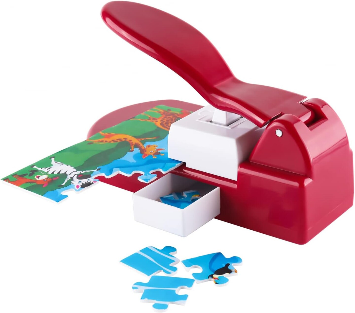 Puzzle Maker Machine Cutter,Jigsaw Puzzle Making Machine with 10 Adhedive Foams,for Arts &#x26; Crafts Make Jigsaw Puzzles