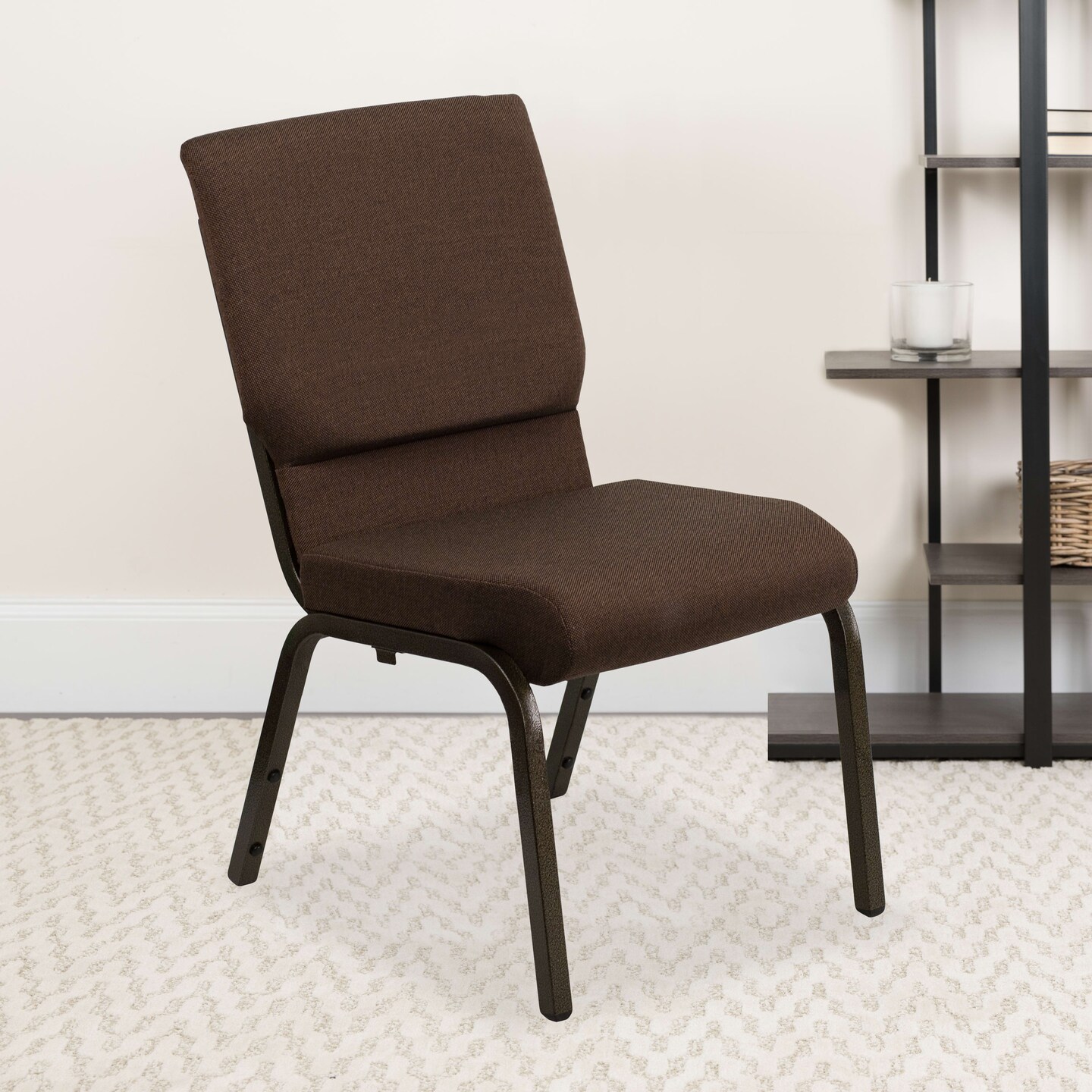 Emma and Oliver Stacking Auditorium Chair with 19&#x22; Seat