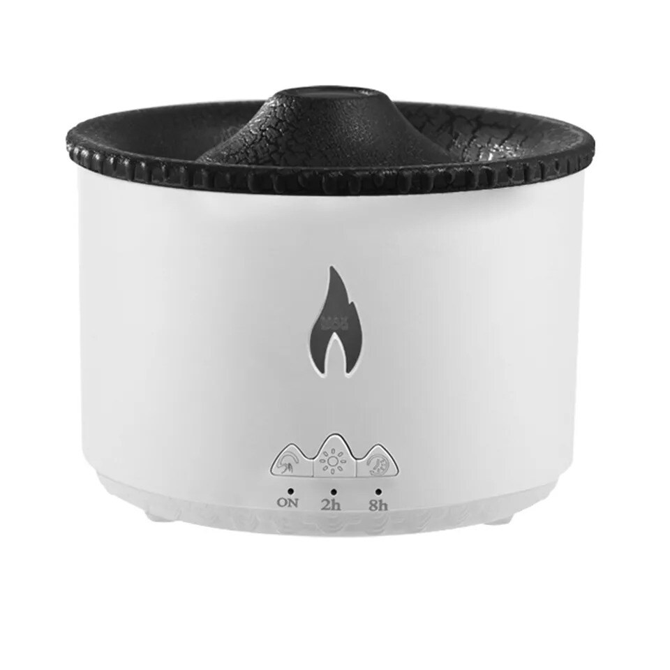 Volcanic Flame Humidifiers Air Aroma Diffuser Essential Oil Humidifier 360ml