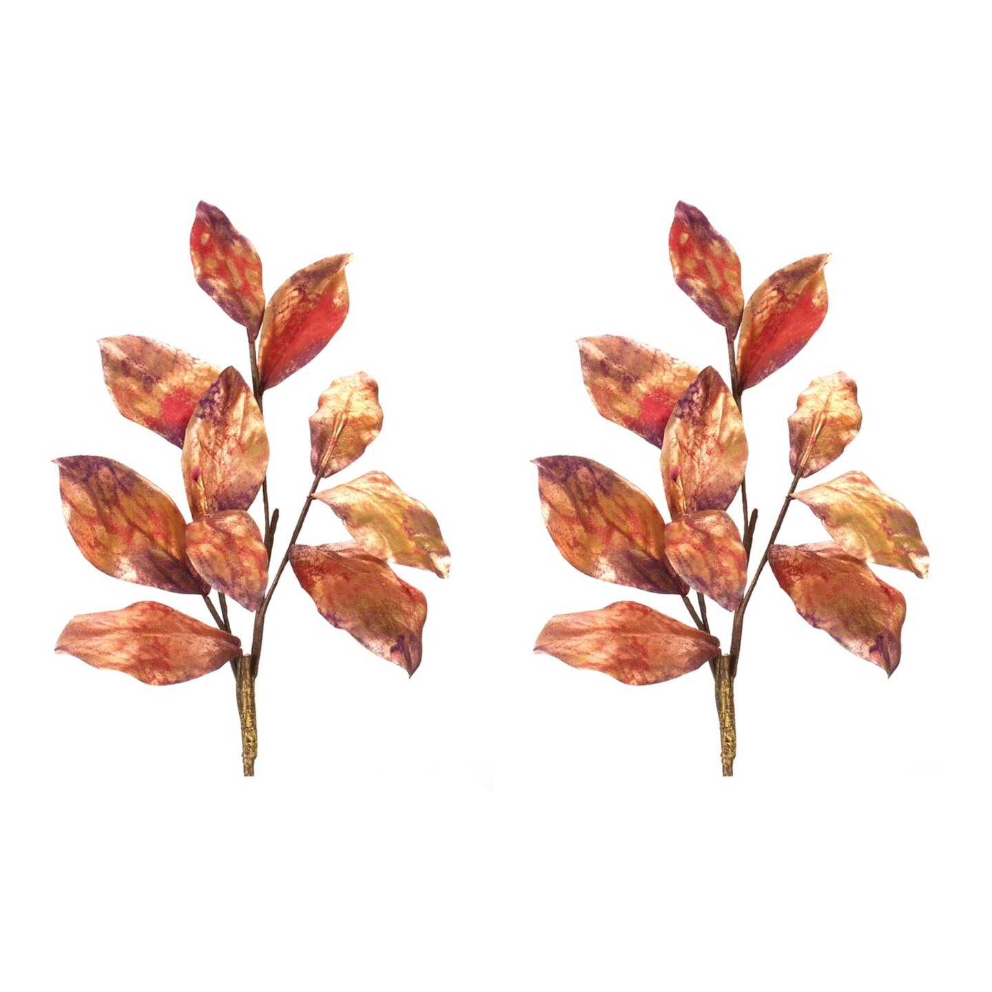 Melrose Set of 2 Leaf Artificial Thanksgiving Sprays 29&#x22;