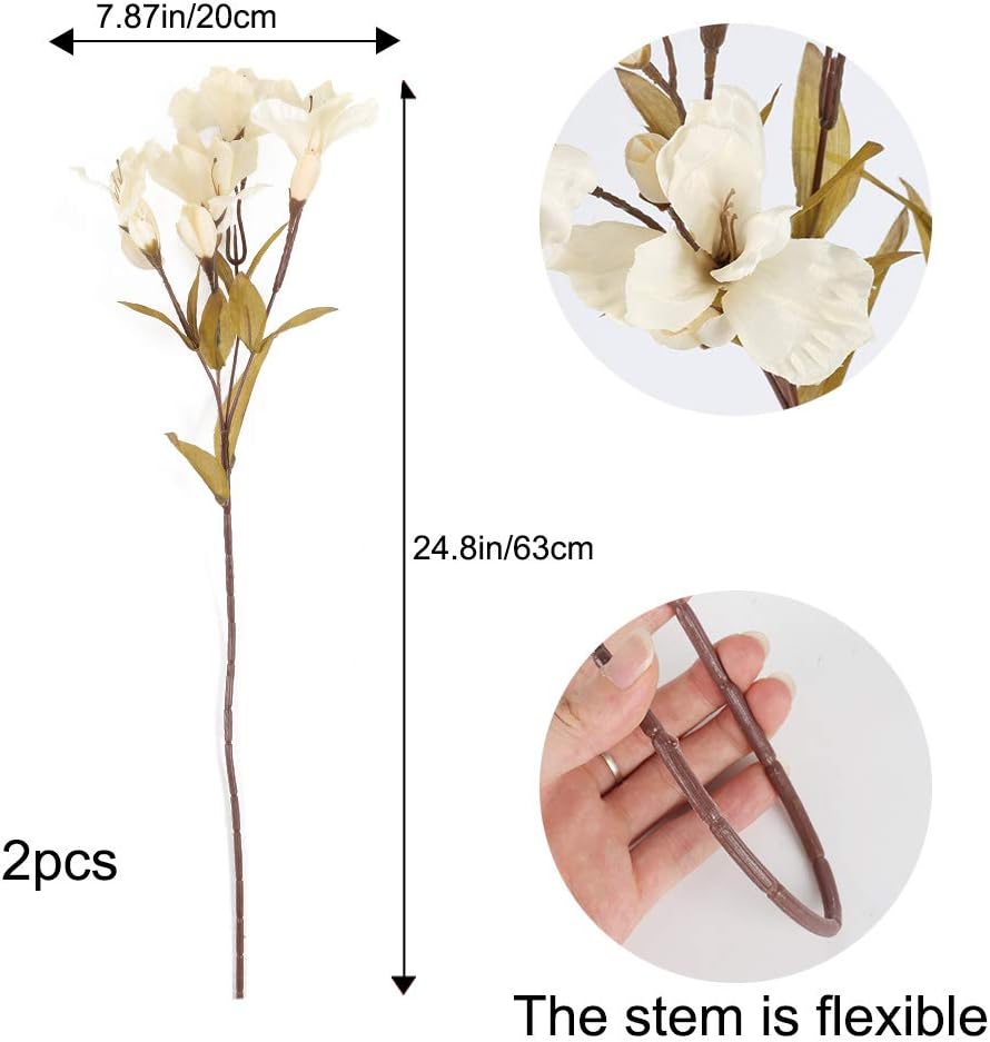 Artificial Flowers Lily Faux