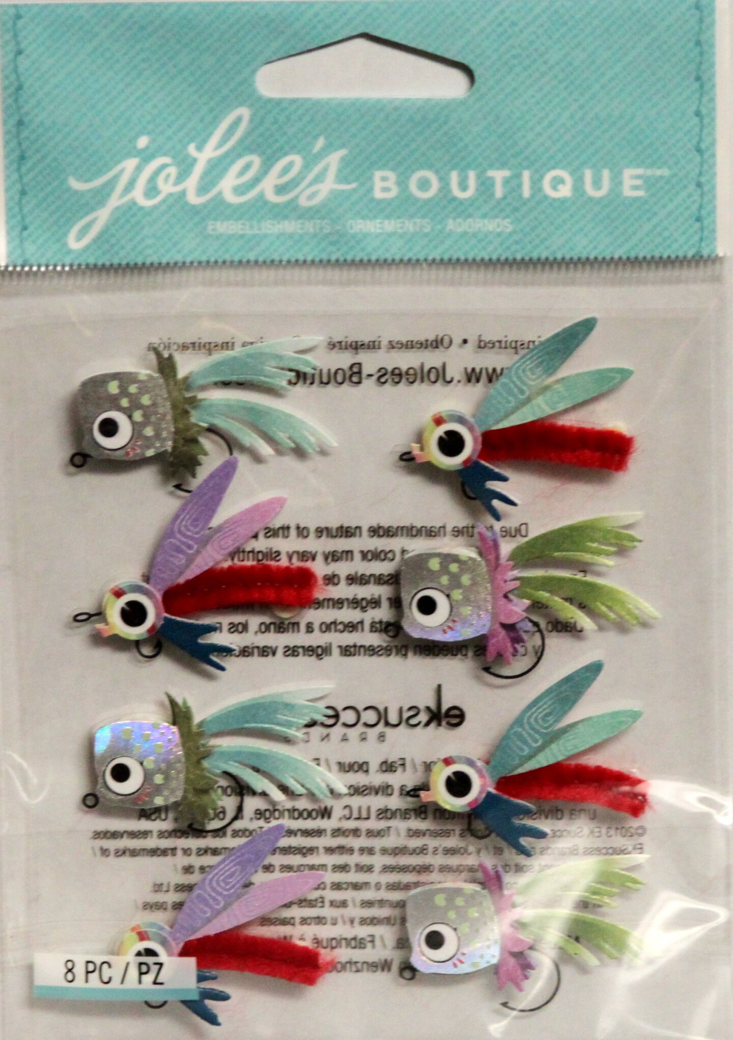 Jolee&#x27;s Boutique Fishing Lures Repeat Dimensional Stickers