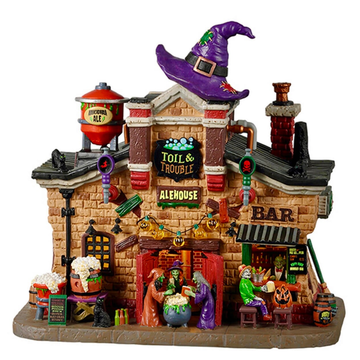 Lemax Spookytown Toil &#x26; Trouble Alehouse
