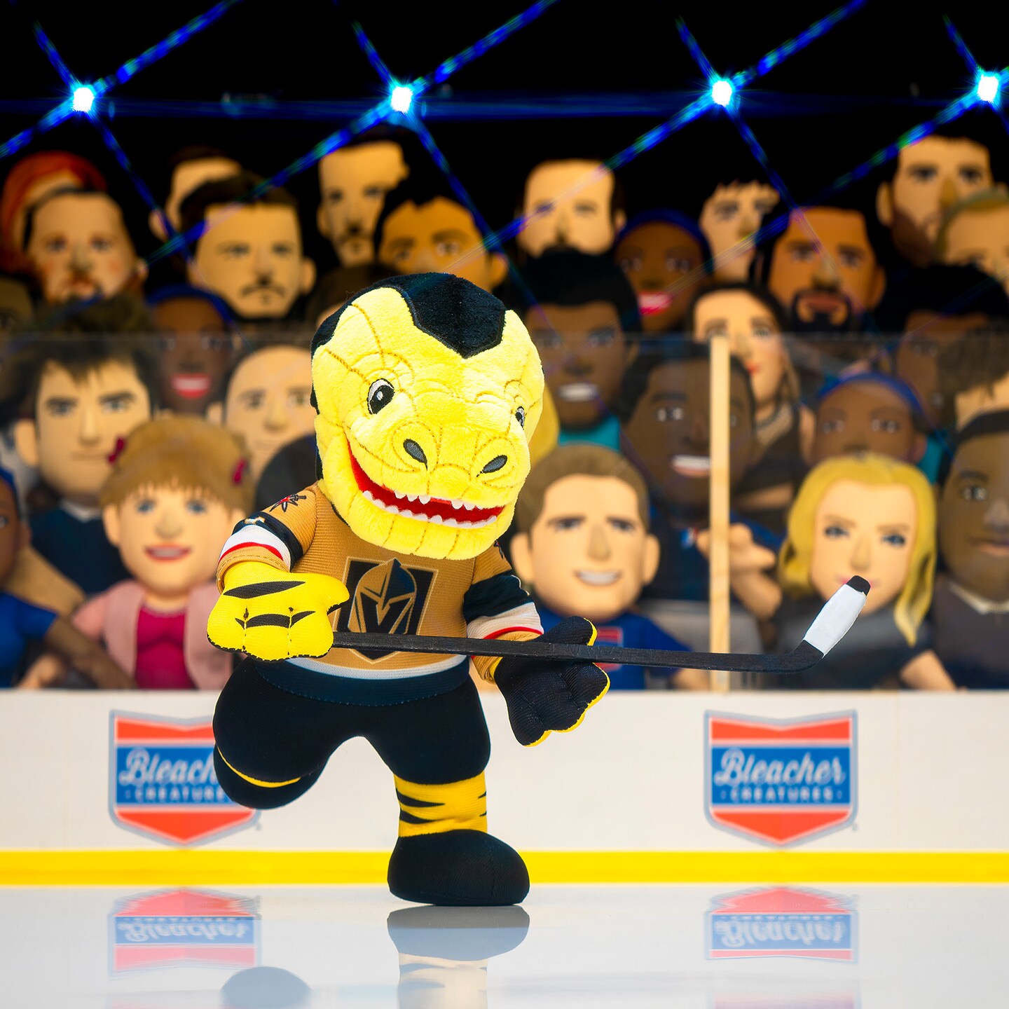 Bleacher Creatures Vegas Golden Knights Chance 10&#x22; Mascot Plush Figure (Gold Jersey)