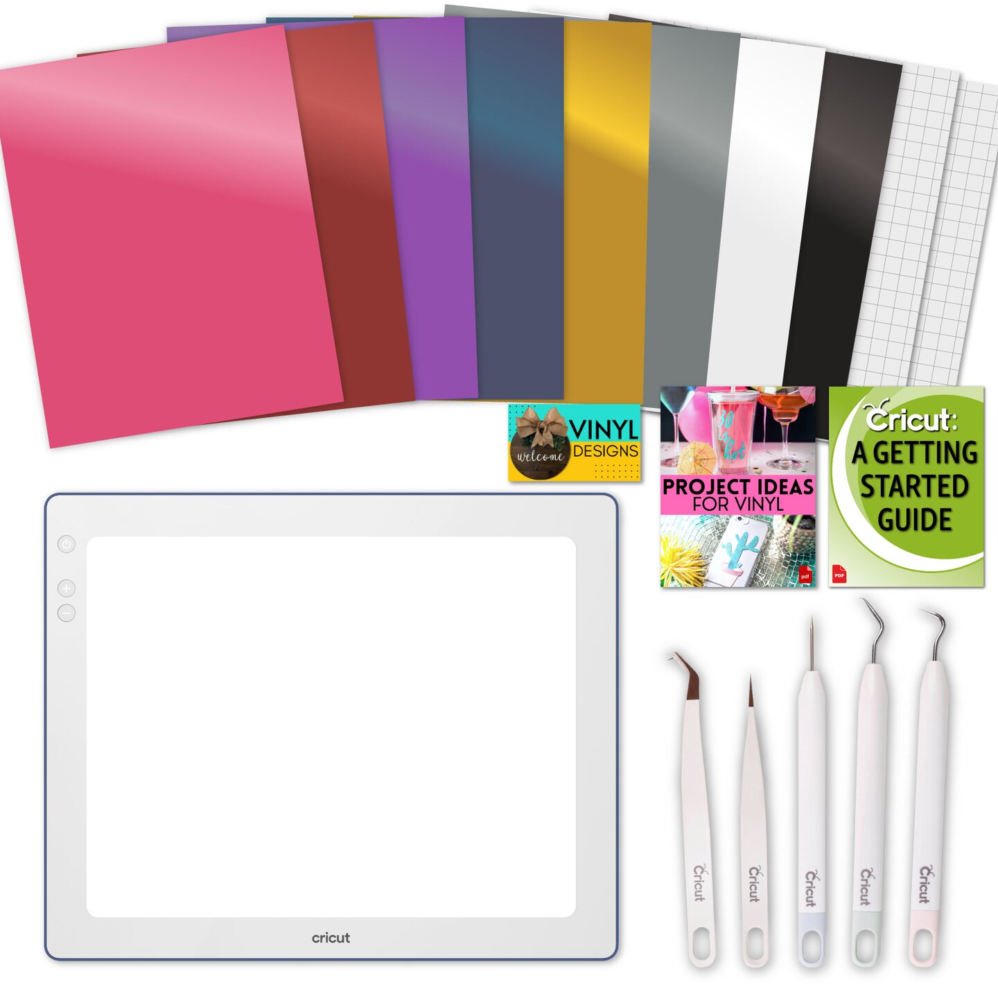 Cricut BrightPad Go &#x26; Weeding Tools Bundle