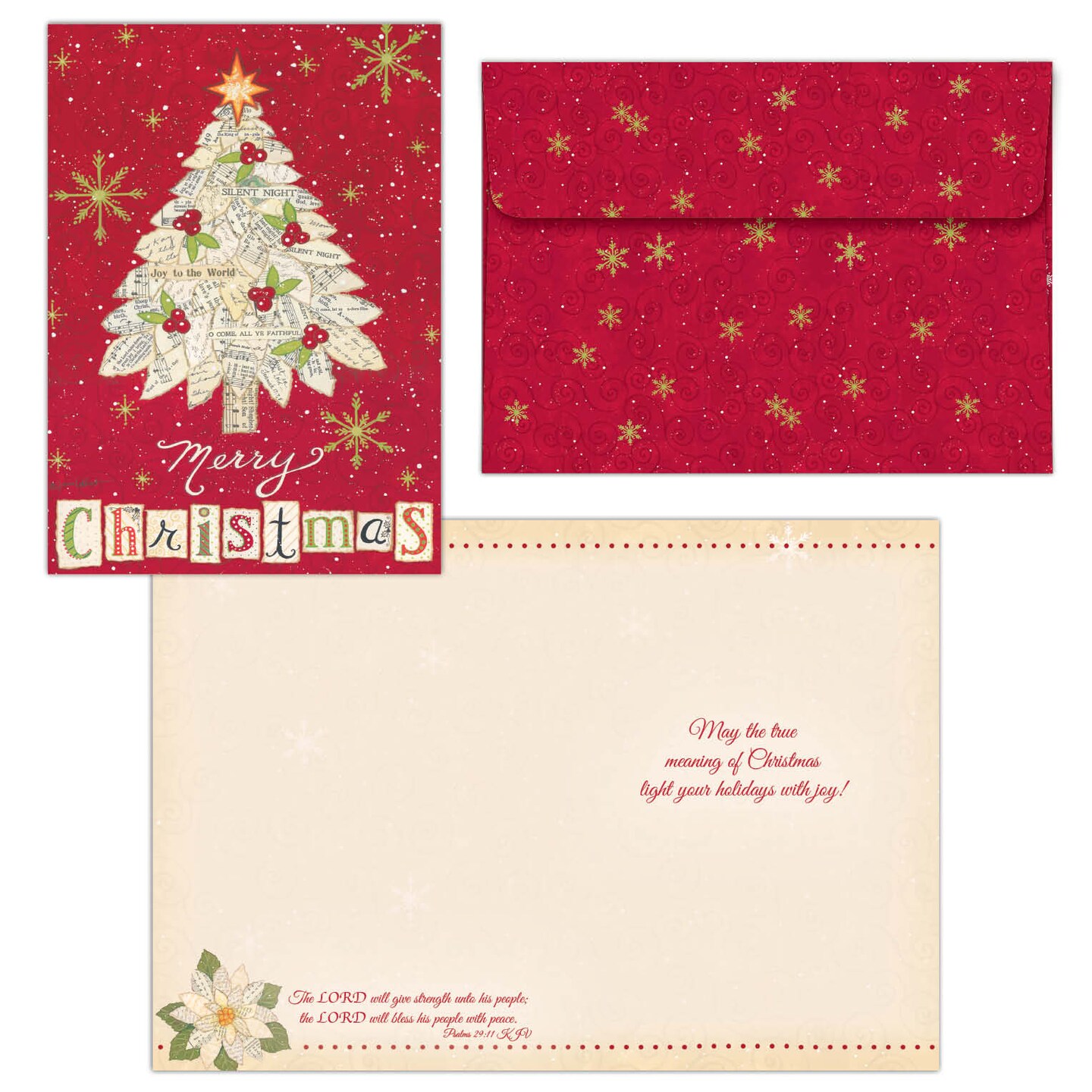 Christmas -30 Boxed Christmas Cards &#x26; Envelopes