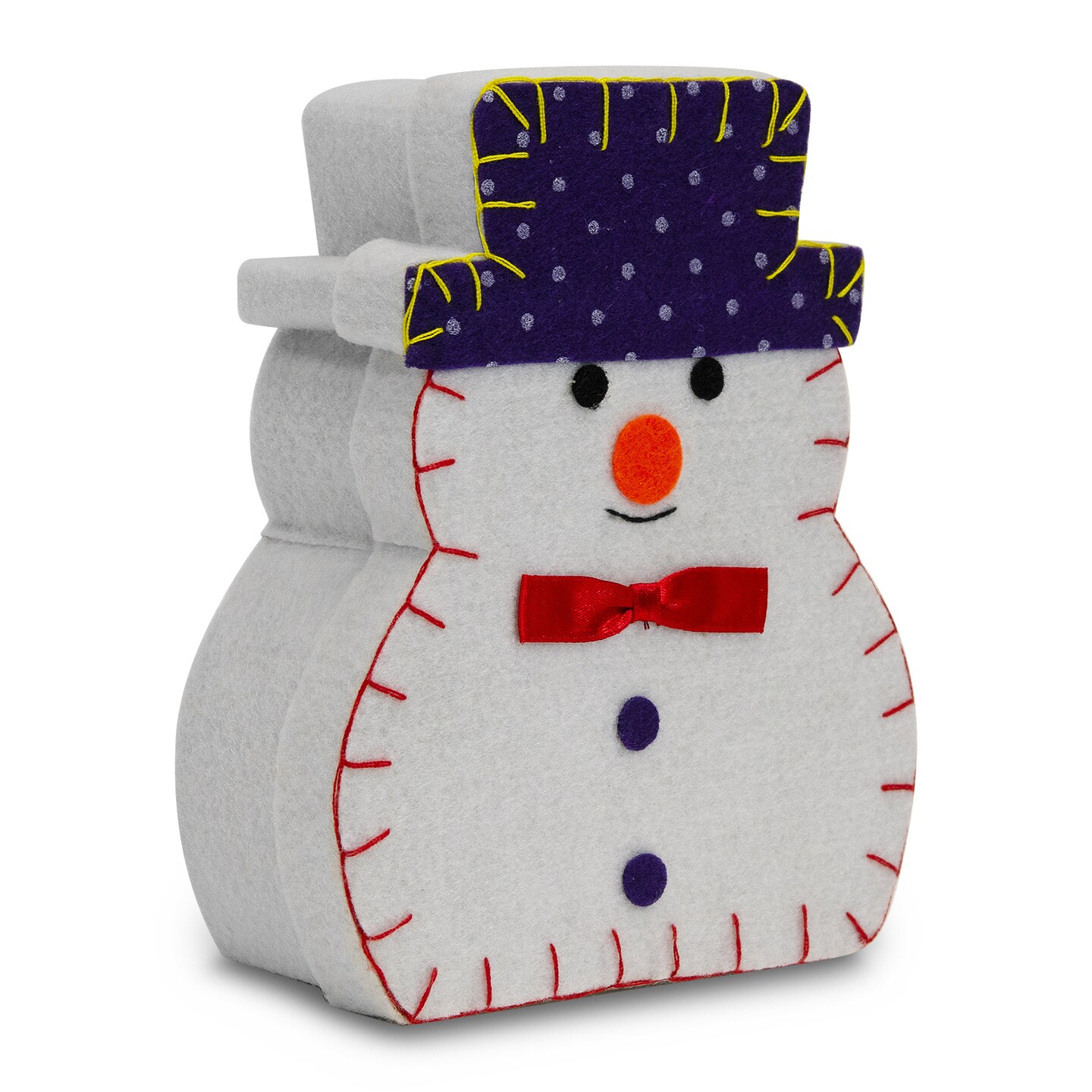 Snowman Gift Box - Large 6.75&#x22; x 5.5&#x22; x 2.25&#x22;