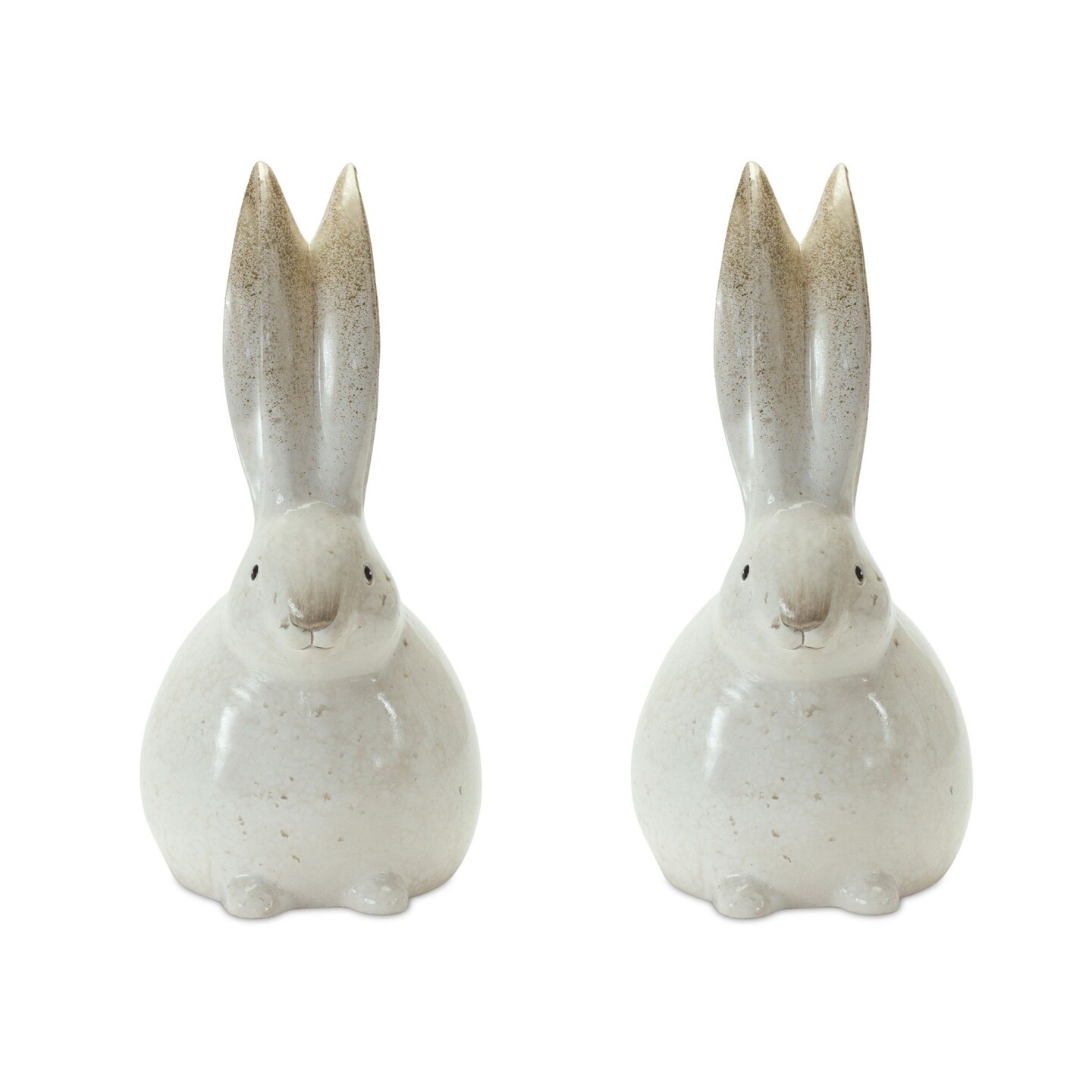 Melrose Smooth Bunny Figurines - 11.75&#x22; - Set of 2