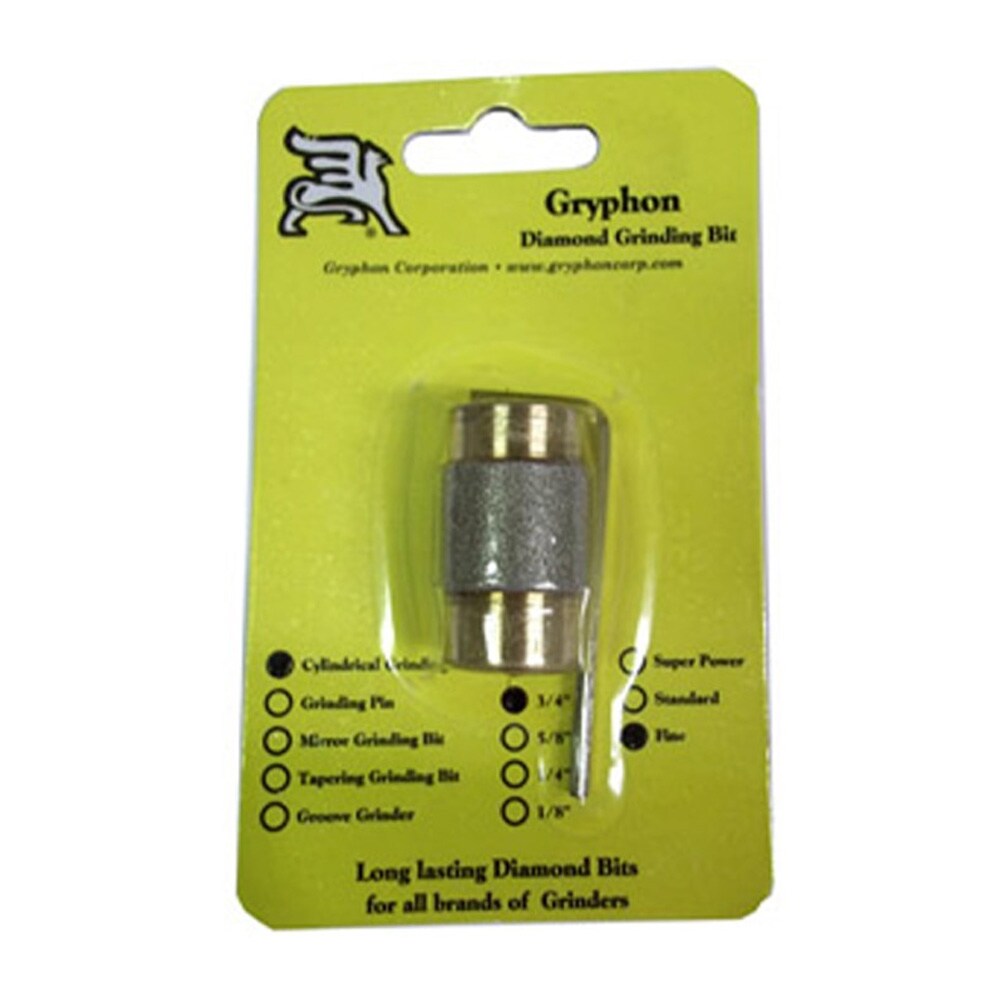 3/4&#x22; Fine Grit Gryphon Diamond Glass Grinder Bit