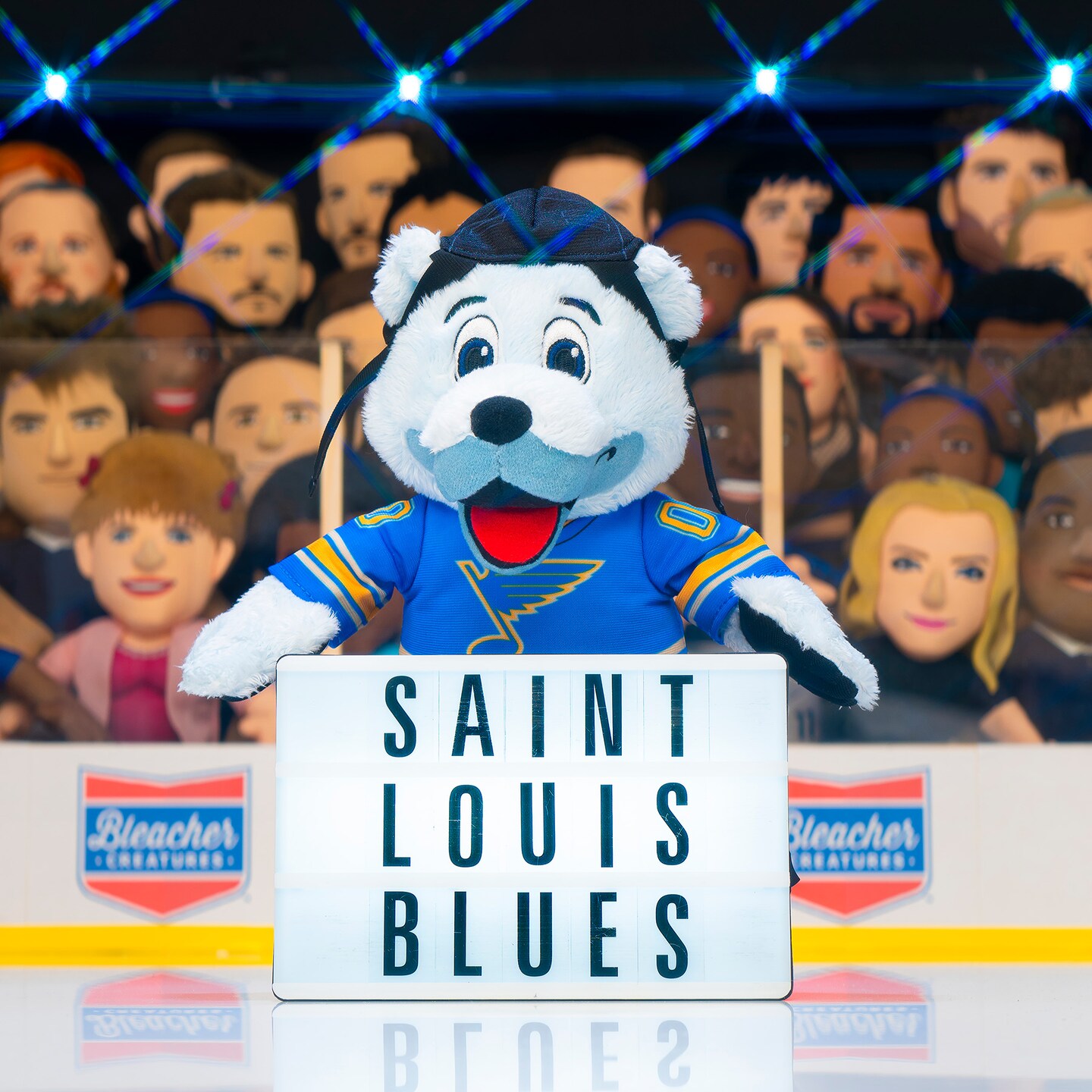 Bleacher Creatures St. Louis Blues Louie 10&#x22; Mascot Plush Figure (Heritage)