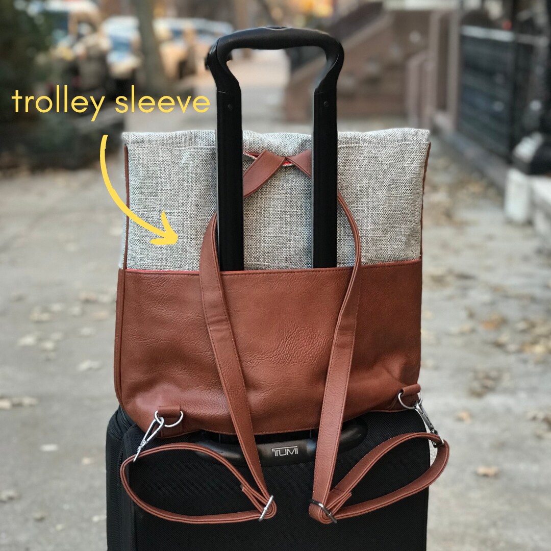 backpack laptop bag with trolley sleeve Best in Class 4-Wheeled Large Hybrid Carry-on Luggage Detachable The best bag to get you to and from your destination with ease Men's Expandable Travel Backpack with