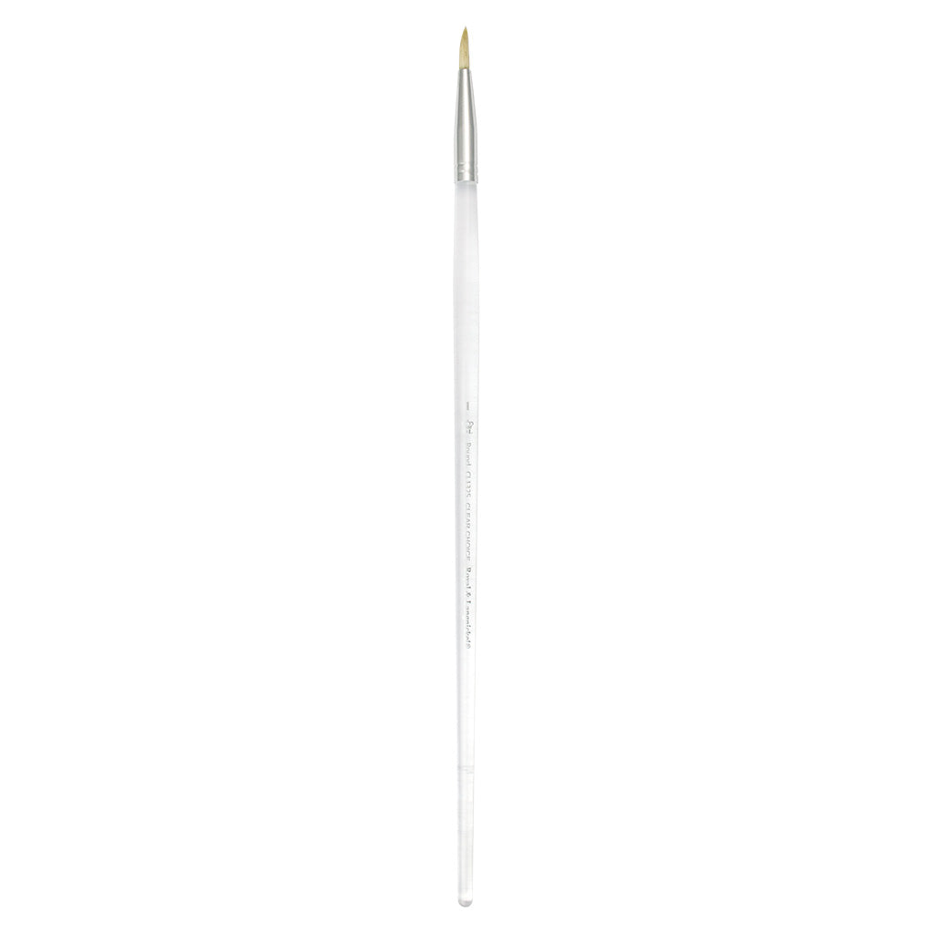 CL1325 Series | Clear Choice™ Long Handle White Bristle Round Brush