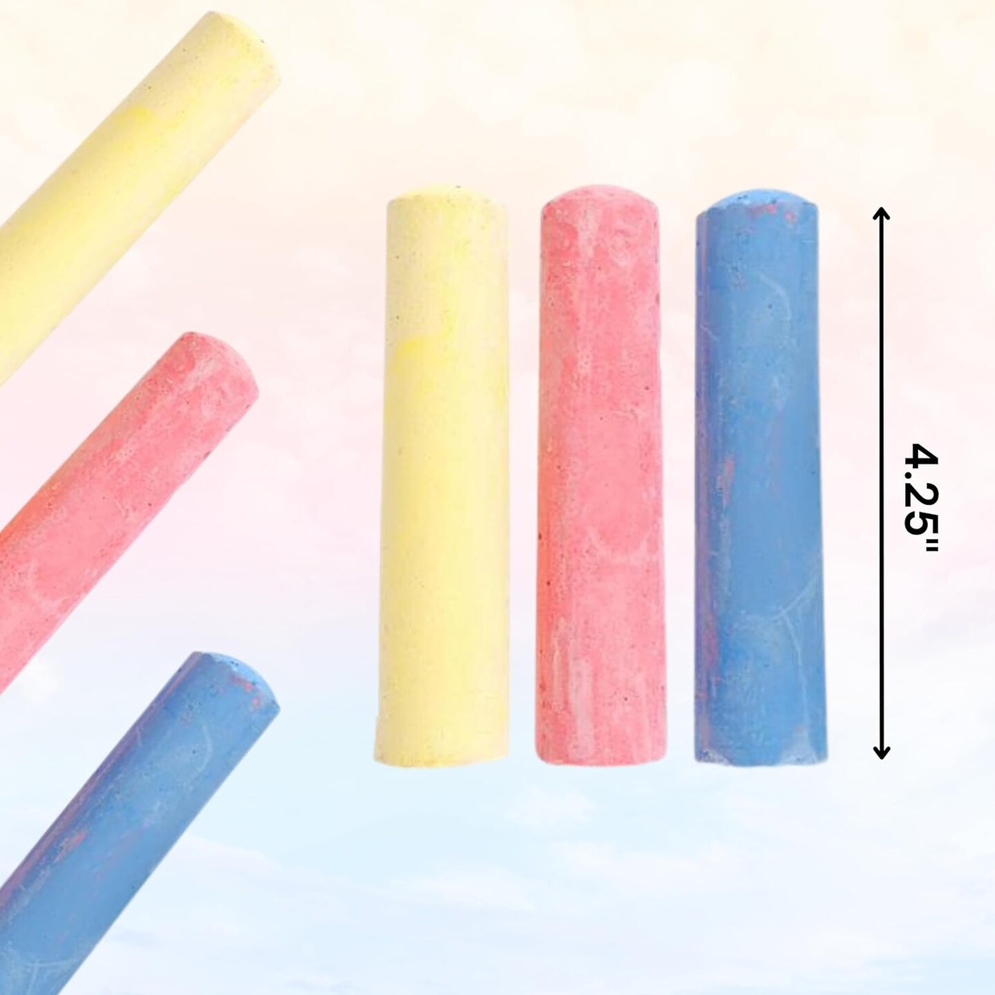 4E&#x2019;s Novelty 3 Boxes Jumbo Sidewalk Chalk - Sidewalk Chalk Party Favors