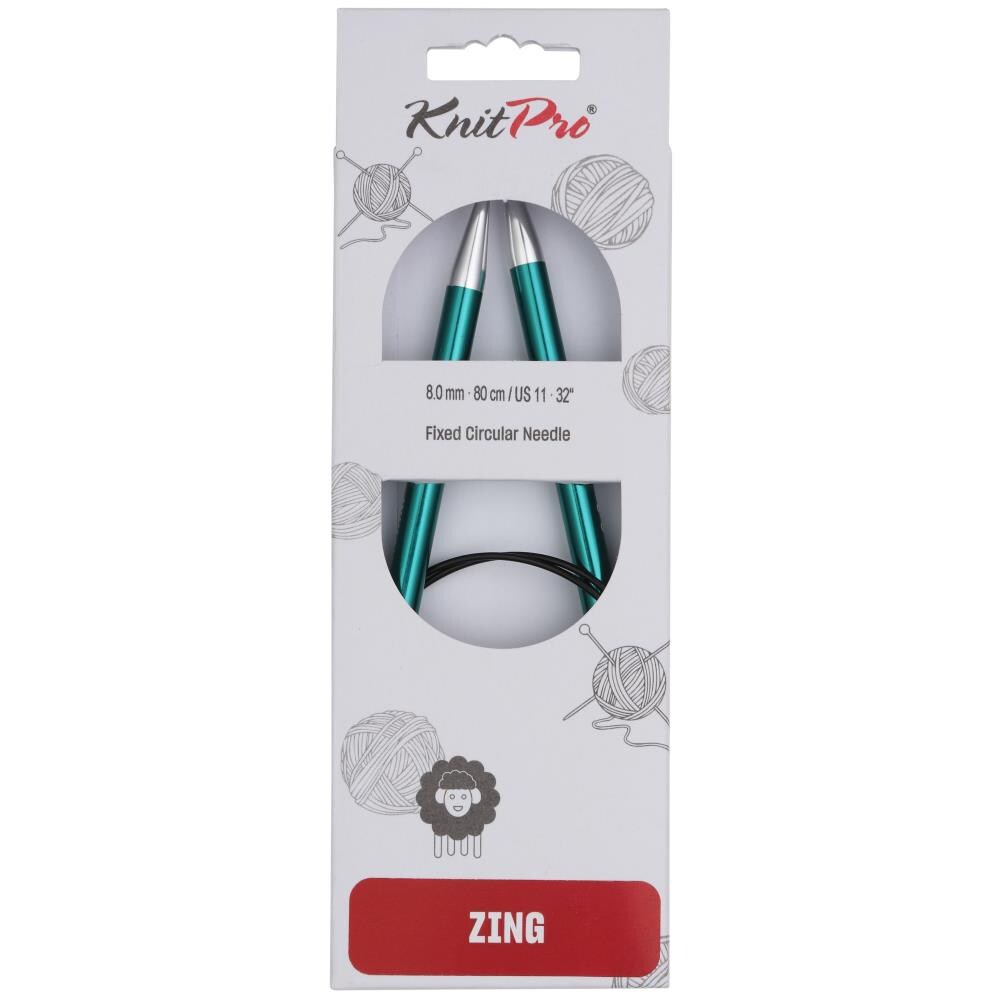 KnitPro Zing 32&#x22; Circular Knitting Needles - Sizes US 0 to 17