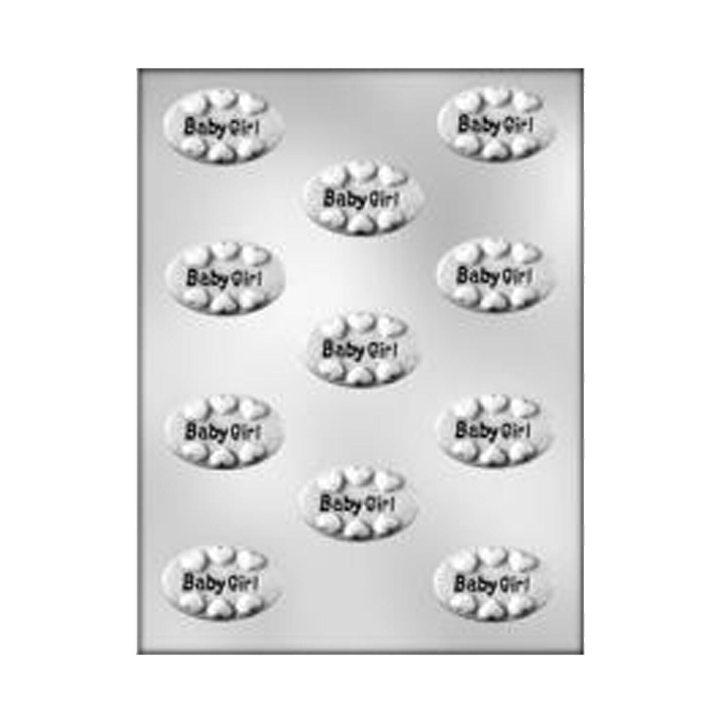 Oval Baby Girl Chocolate Mold