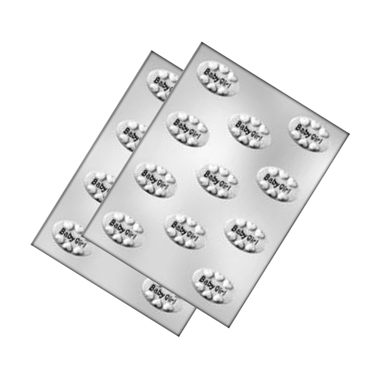 Oval Baby Girl Chocolate Mold
