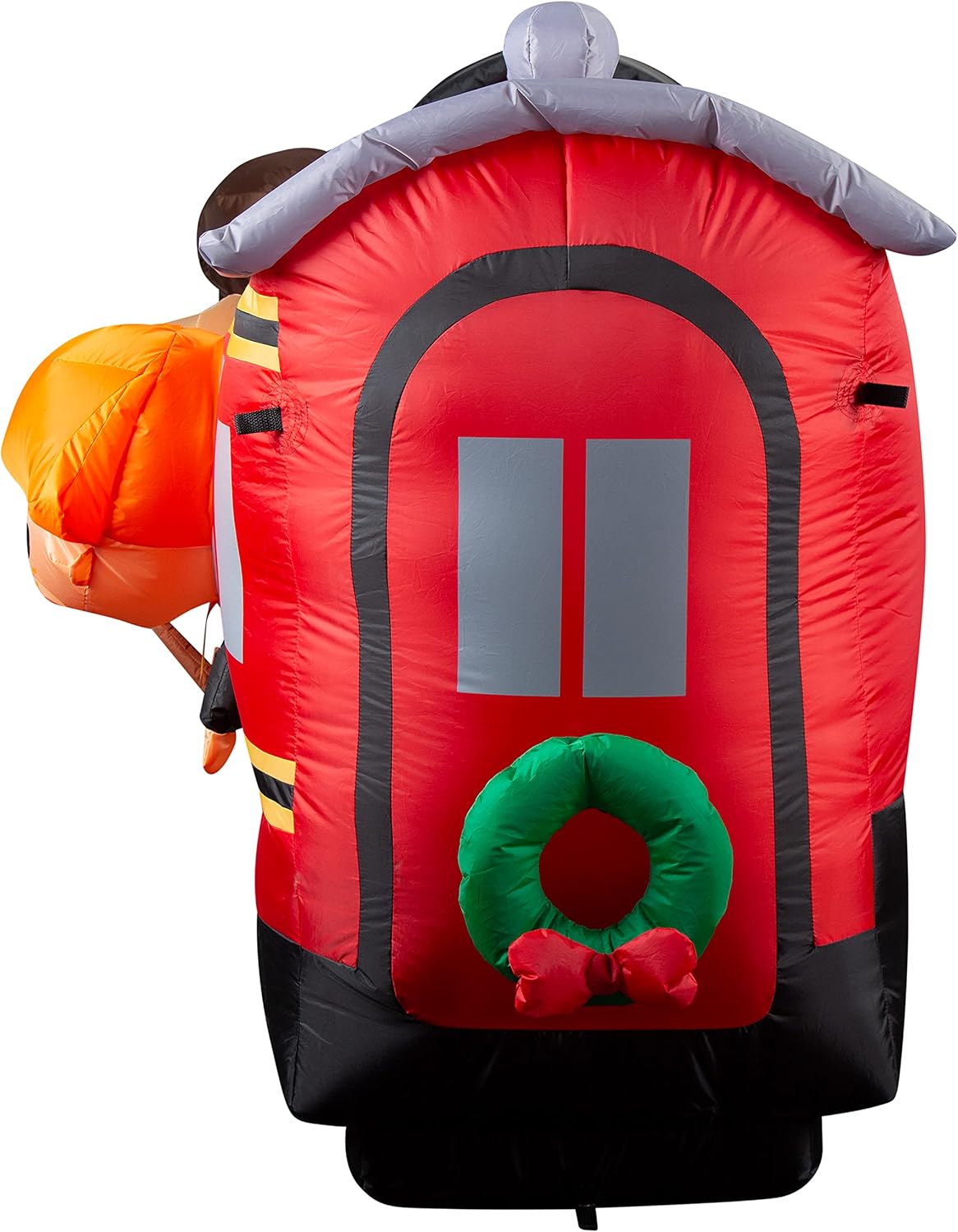 13' Gemmy Airblown Inflatable Harry Potter's Christmas Hogwarts Express Train Scene Yard Decoration 880007