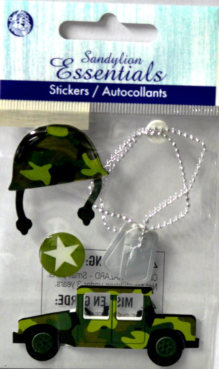 Sandylion Essentials Military Dimensional Stickers