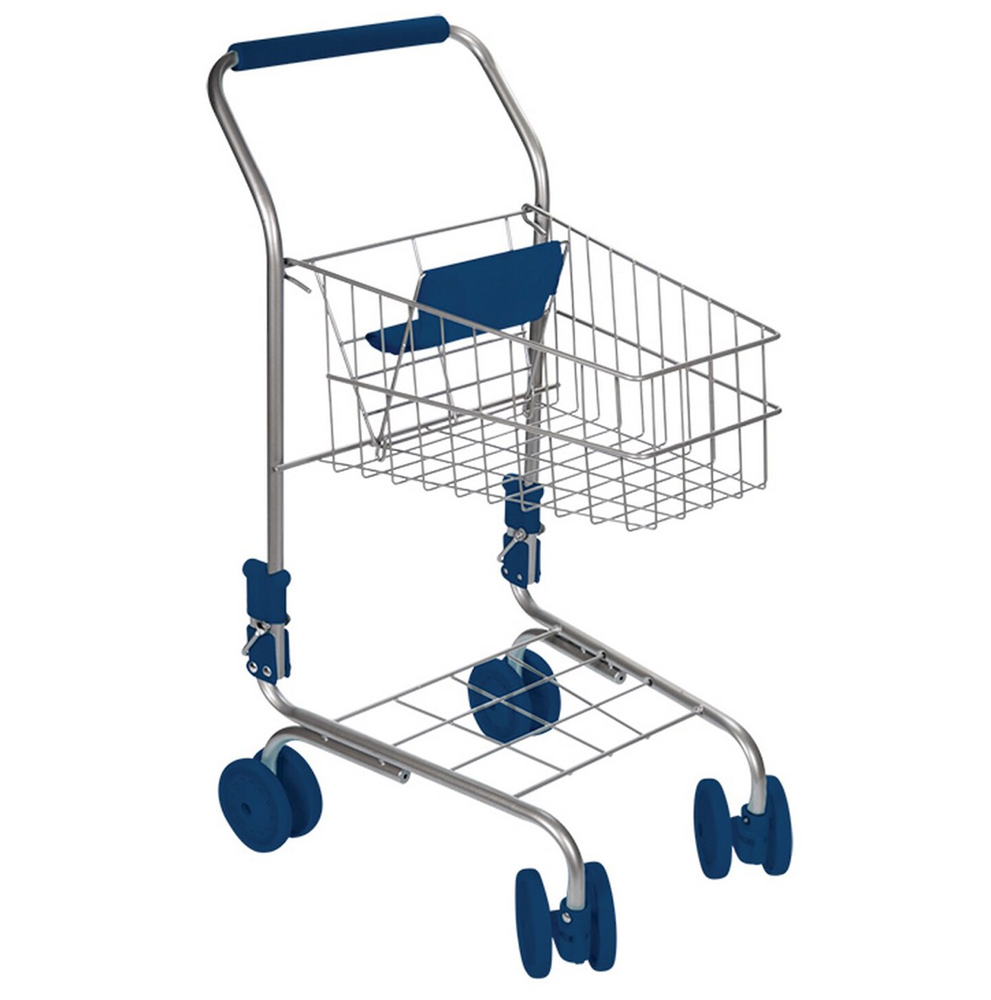 Toysmith, Miniature Grocery Shopping Cart, For Boys &#x26; Girls 3+ , Blue