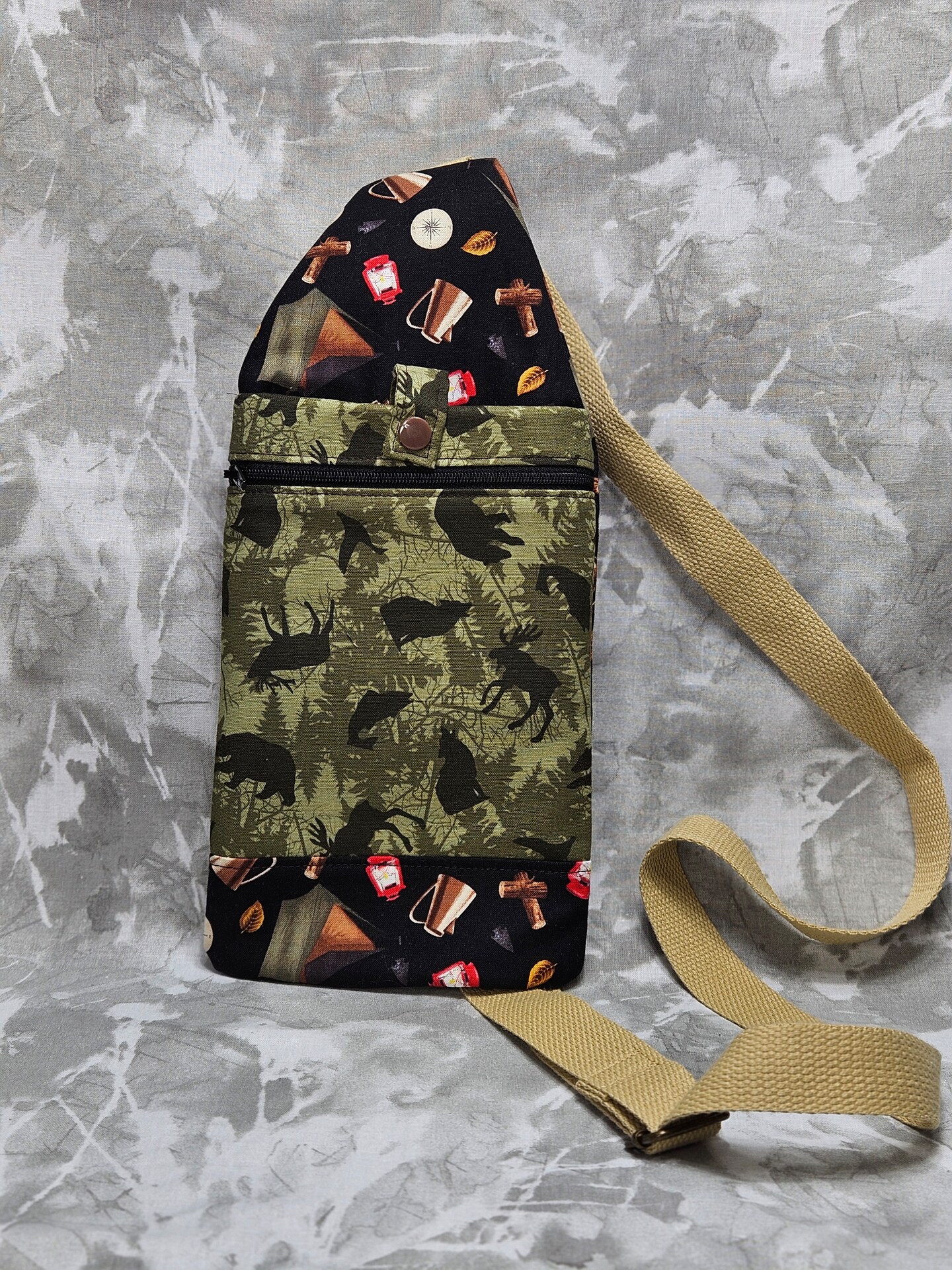 Camping themed crossbody bag | MakerPlace by Michaels
