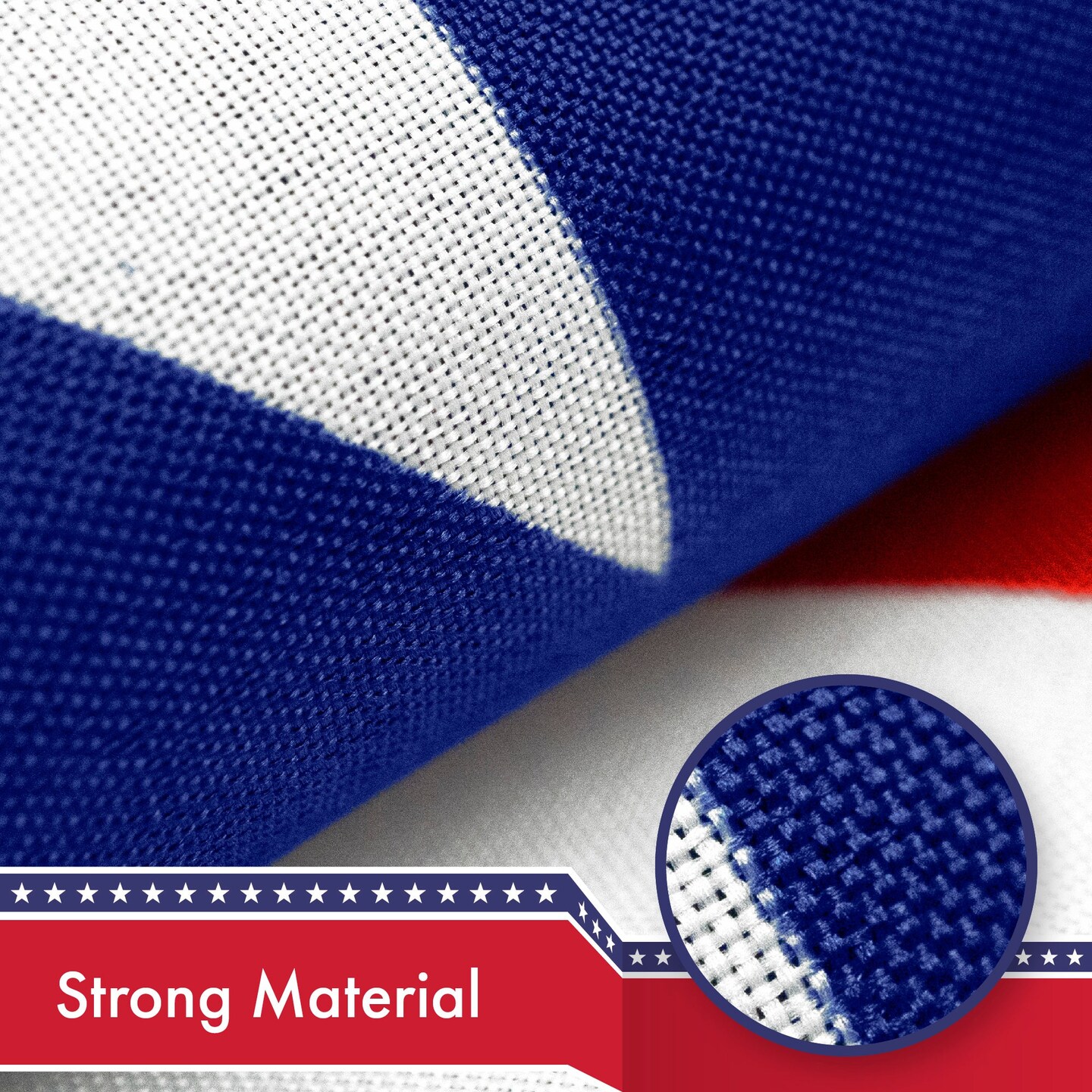 Puerto Rico (Puerto Rican) Flag 150D Printed Polyester 3x5 Ft