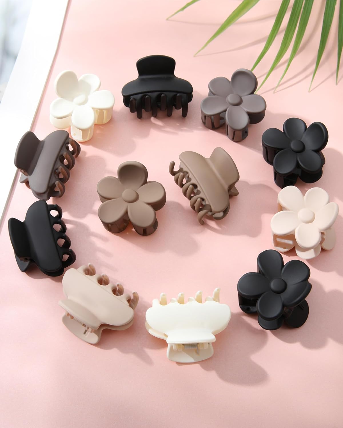 Hair Clips, 12pcs Small Matte Hair Claw Clips for Women