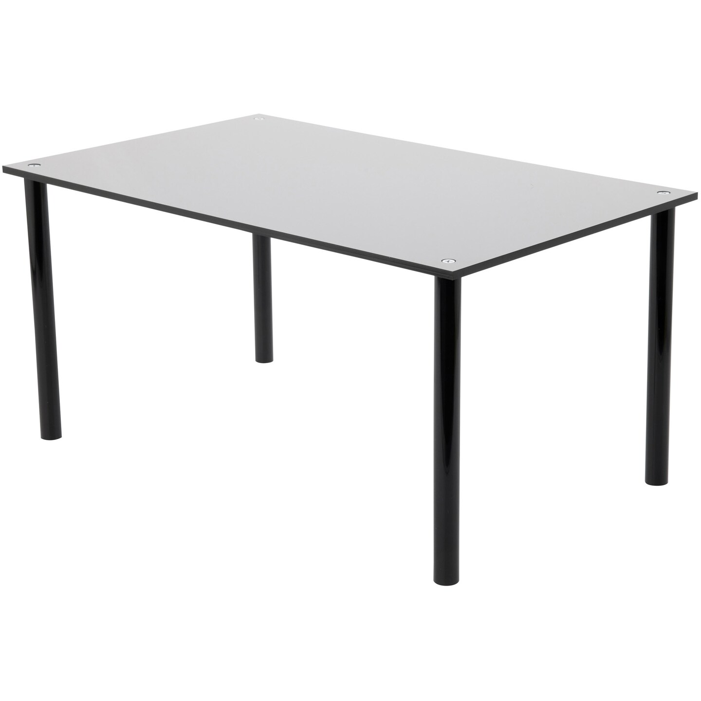 Plymor Black Acrylic Rectangular 4-Leg Display Riser, 8" H x 16" W x 10" D