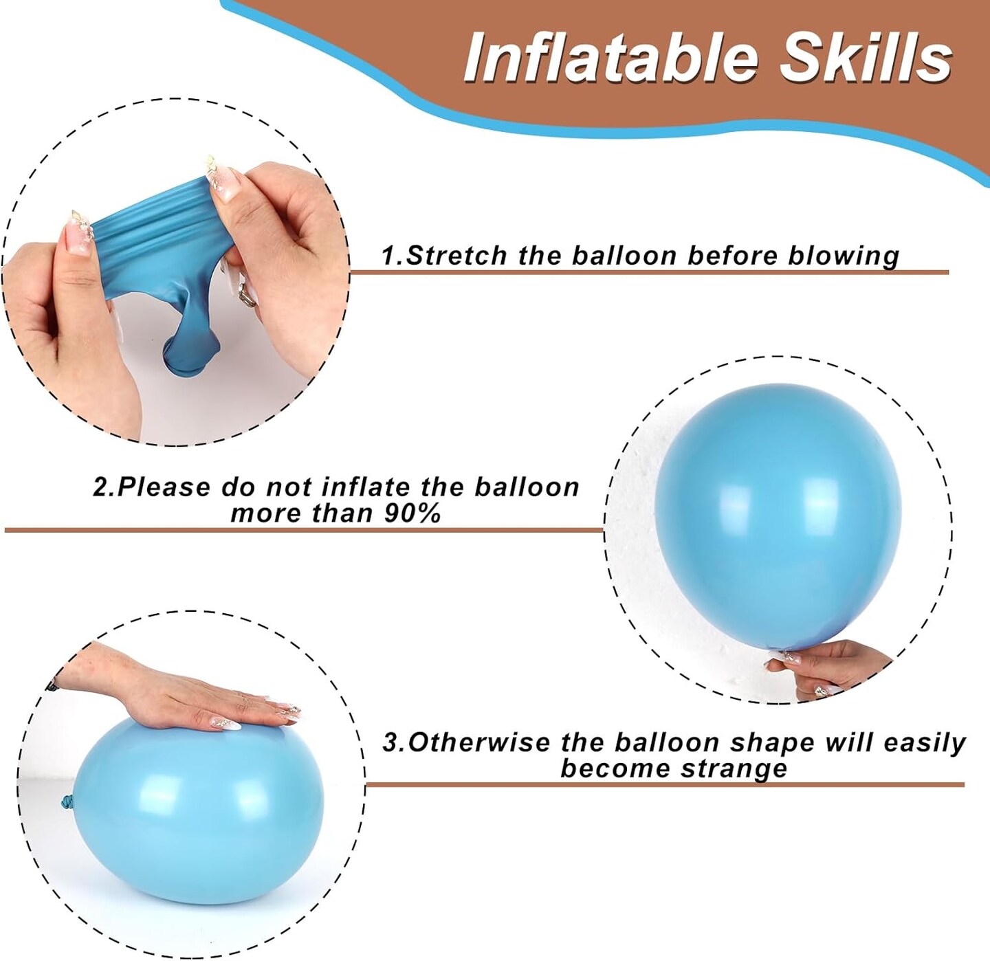 60Pcs Cowboy Western Party Balloon Blue Brown Cow Printed Latex Cow Spot Clear Balloon for Wild West Birthday Baby Shower Farm Party Decor, 12 in