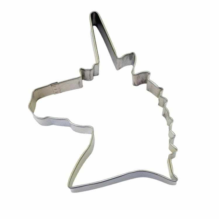4.5&#x201D; Unicorn Head Cookie Cutter Metal