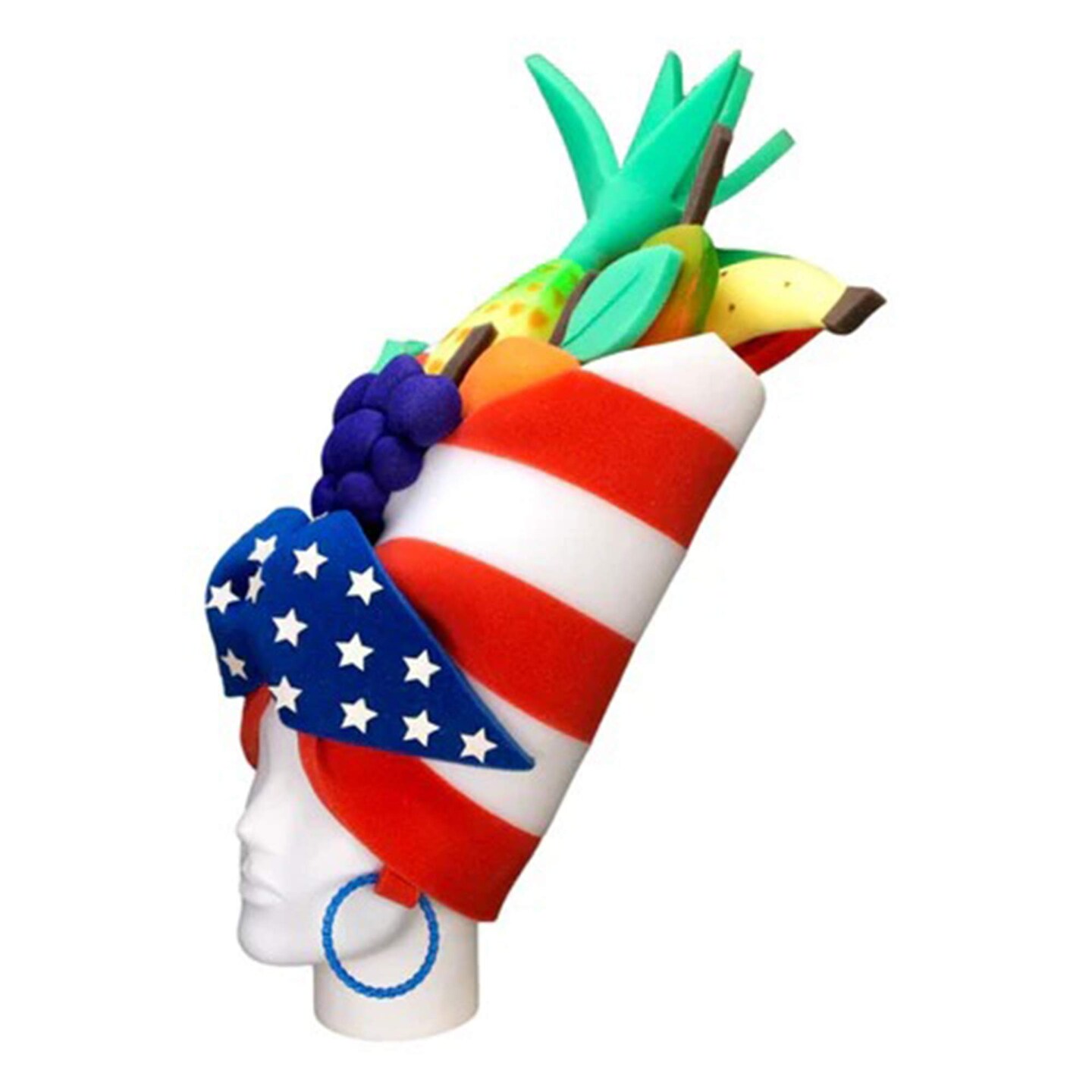USA Carmen Miranda Hat Vibrant &#x26; Patriotic Party Accessory
