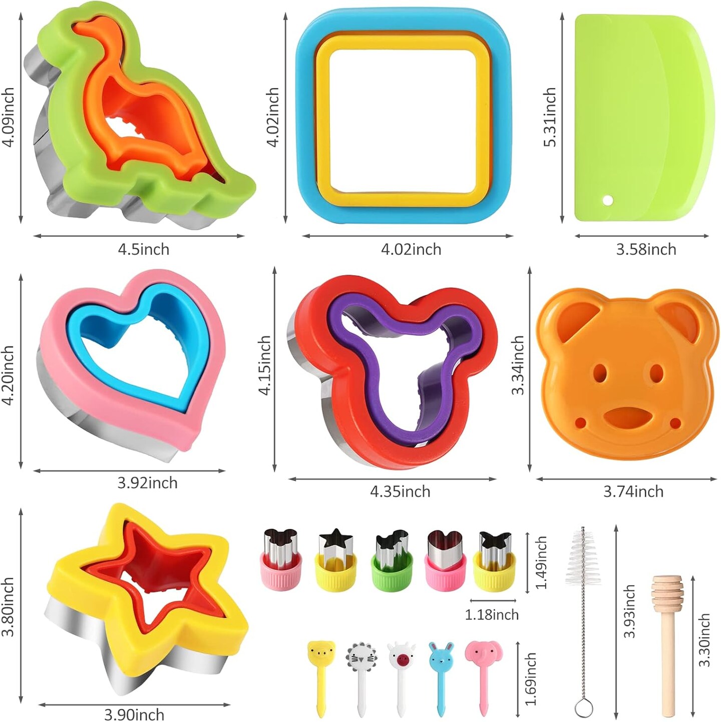 Sandwich Cutter and Sealer Set 24 Pieces