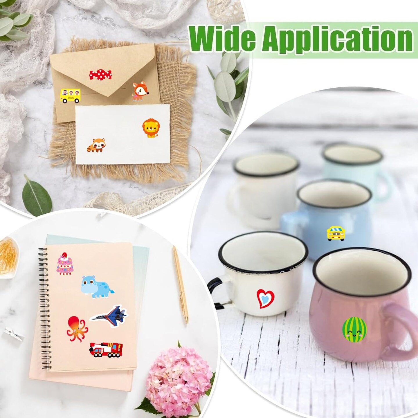 Puffy Stickers for Kids Toddlers, Small 3D Sticker Variety Pack, Kid Stickers Sheets Bulk, Mini Party Favor for Kids Boy (Dinosaur Car Animal Dog Flower Heart Number Food Truck) 24 Sheets