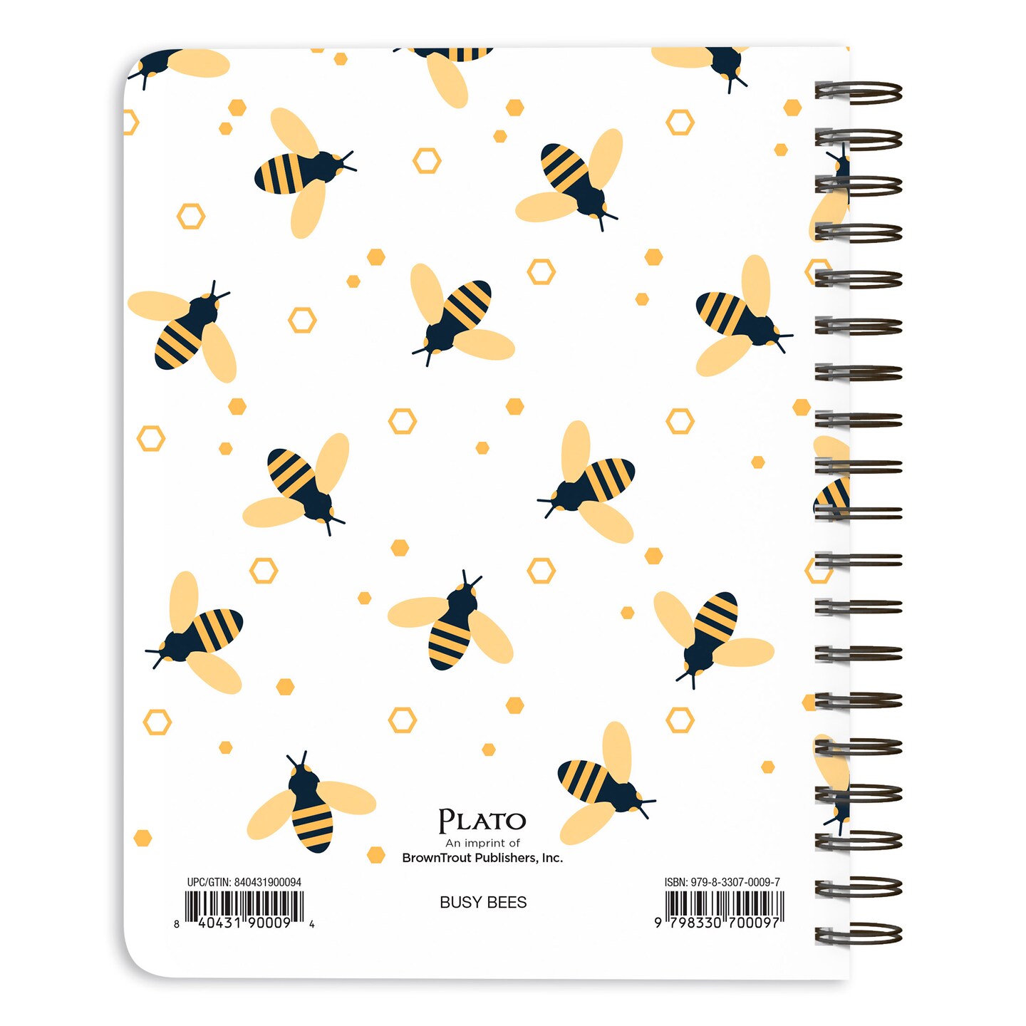 Busy Bees | 2026 6 x 7.75 Inch 18 Months Weekly Desk Planner | Foil Stamped Cover | July 2025 - December 2026