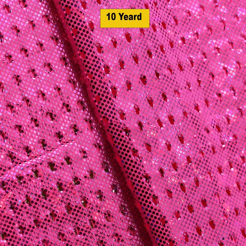 Peep Mesh B&#x27;Dazzled 4 Way Stretch Nylon Spandex