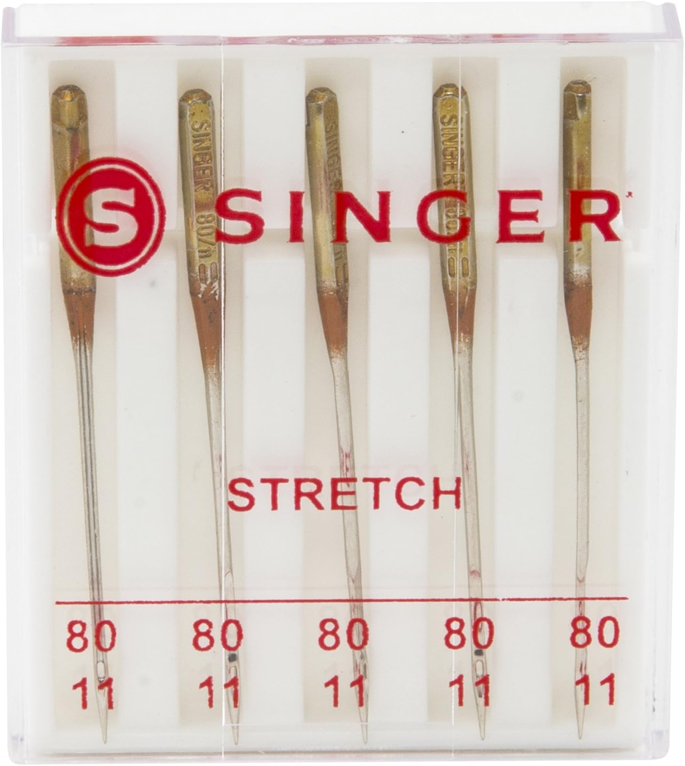 04720 Universal Stretch Sewing Machine Needles, Size 80/12, 5-Count (Color May Vary)