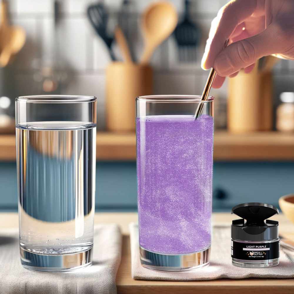 Soft Purple Edible Glitter Spray 4g Pump | Tinker Dust&#xAE;